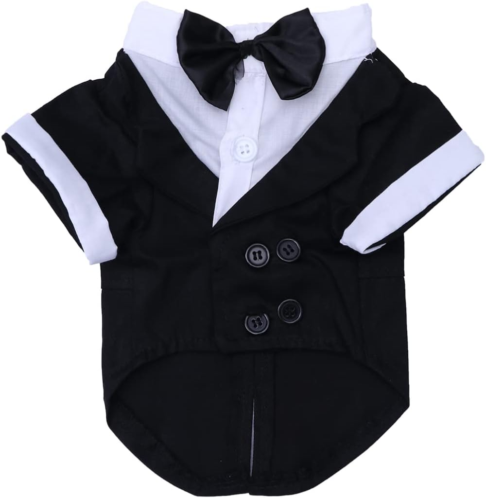 Dog Wedding Dress Costume Roleplay Costume Dog Shirt British Style Pet Dog We... - Picture 3 of 20