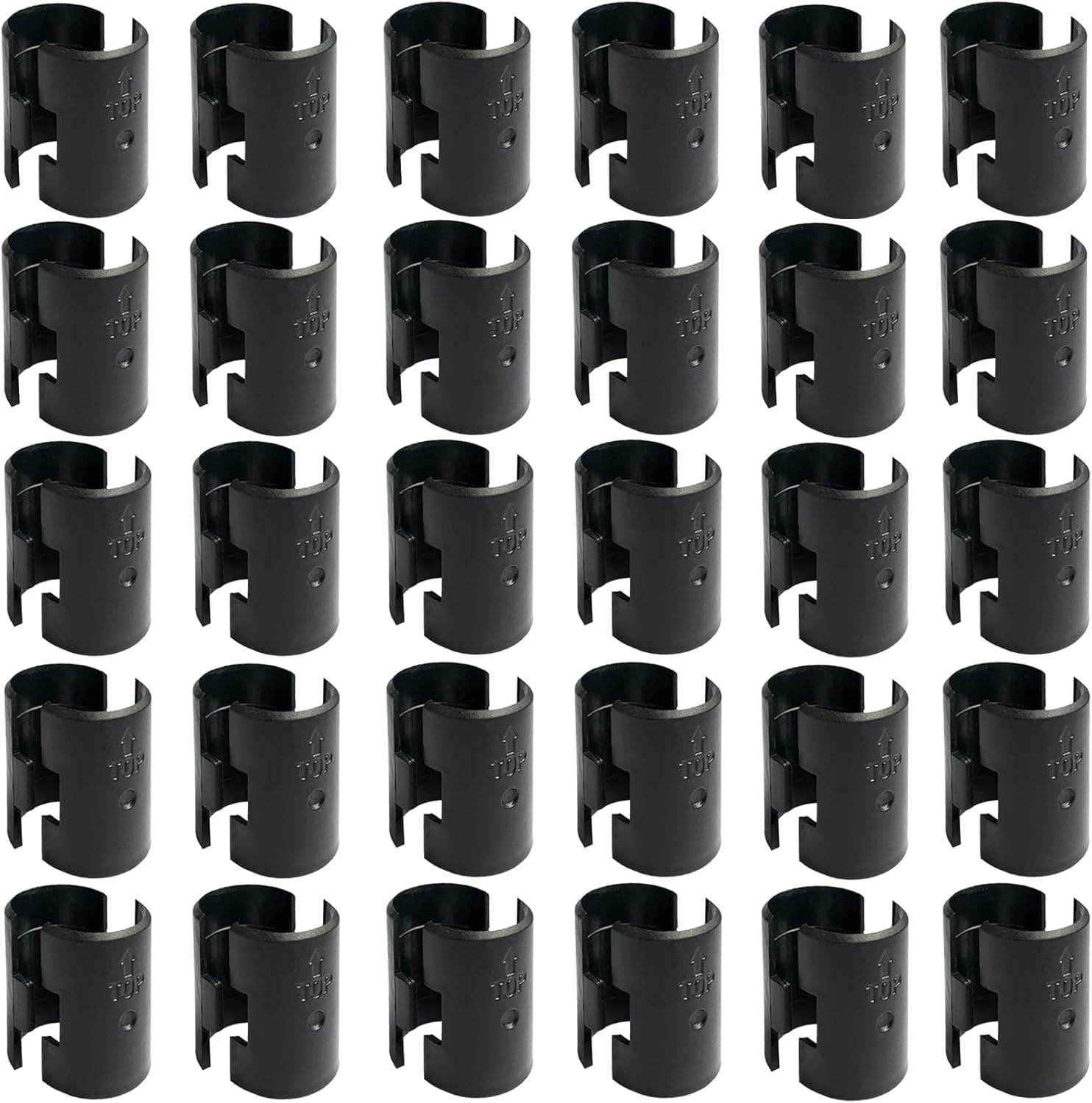 Clips para Estantes deAlambre 60 Piezas Fundas para Estantes con Postes 1Alambre