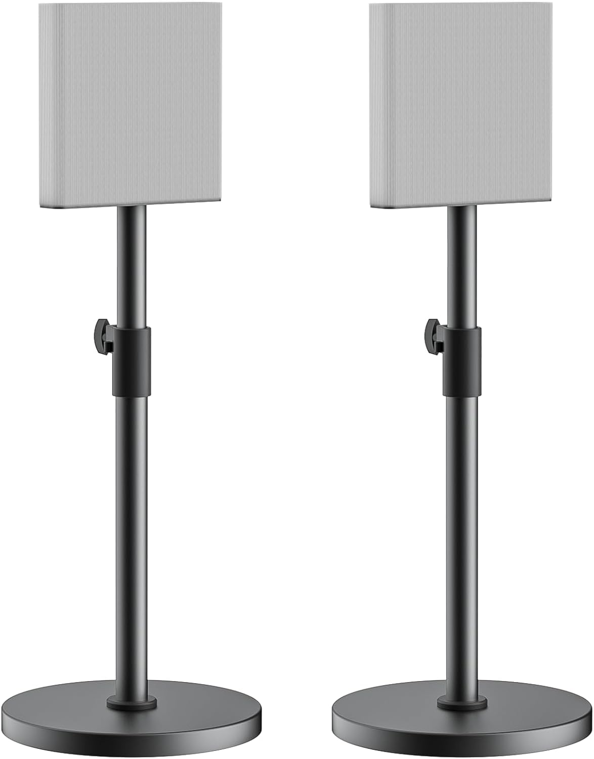 Height Adjustable Speaker Stands Pairs for Sony Bravia Theatre Quad HT-A9M2 Stands - Heavy-Duty Surround Speaker Stand for Sony HT-A9M2 Speaker Stand with Cable Management