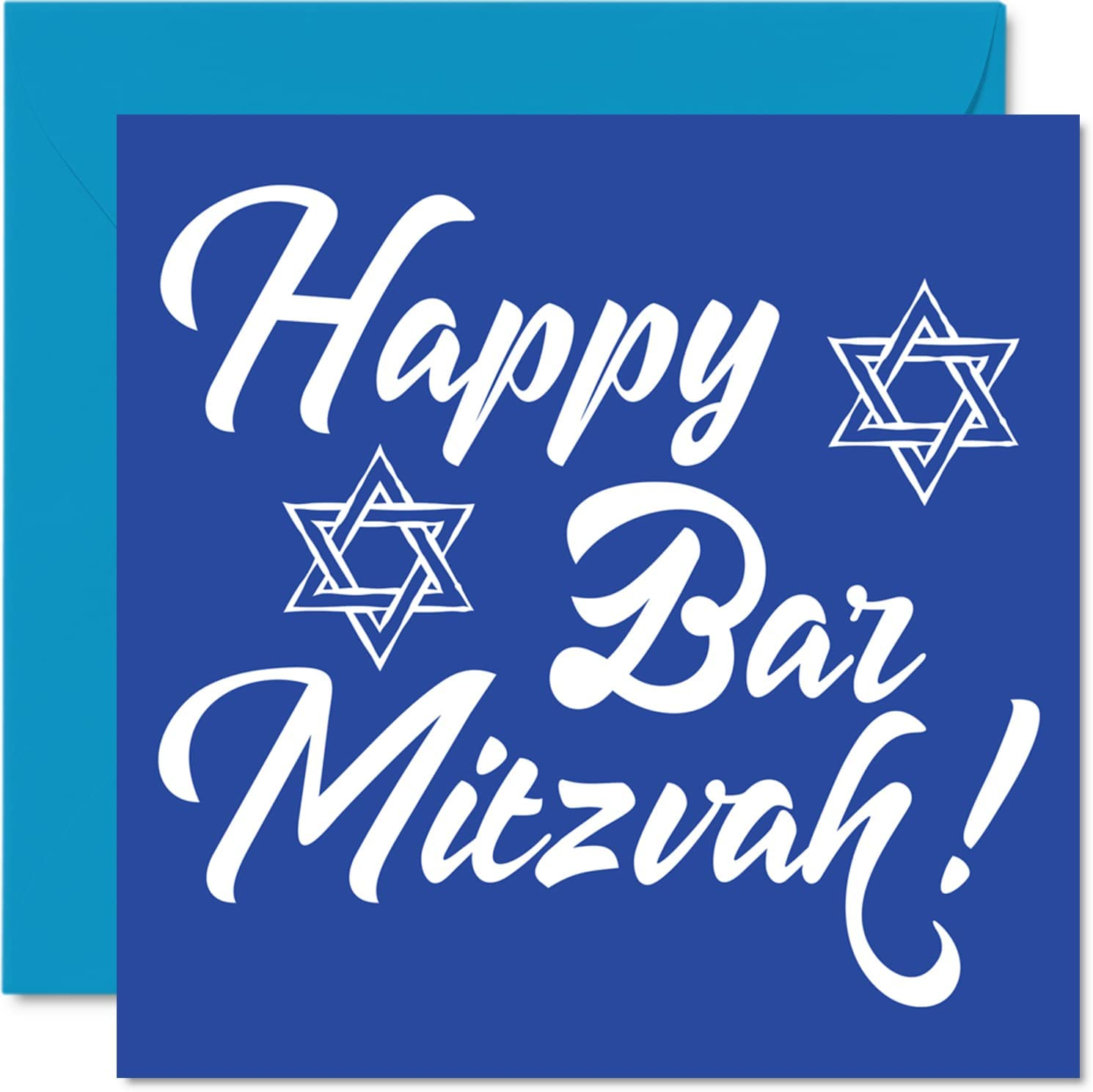 Bat Mitzvah Card for Girls Her - Happy Bat Mitzvah - Mazel Tov, Good Luck Con... - Picture 9 of 9