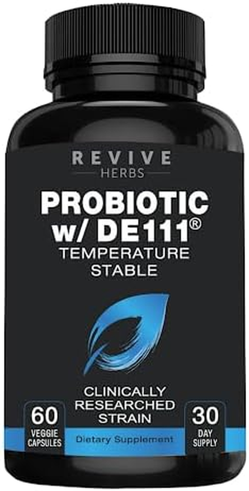 Advanced Probiotic with DE111 Strain (Bacillus Subtilis). Spore Forming Probiotic. No Refrigeration Needed. 11.5 Billion Organisms. Probiotics for Women and Men. 60 Vegetable Capsules.