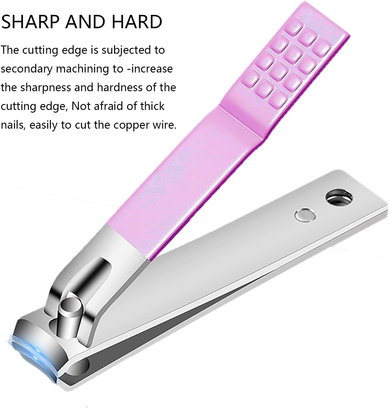 Nail Clipper Set, 7PCS Manicure Set Fingernail Clippers Kit Fashion Color Pur... - Picture 4 of 13