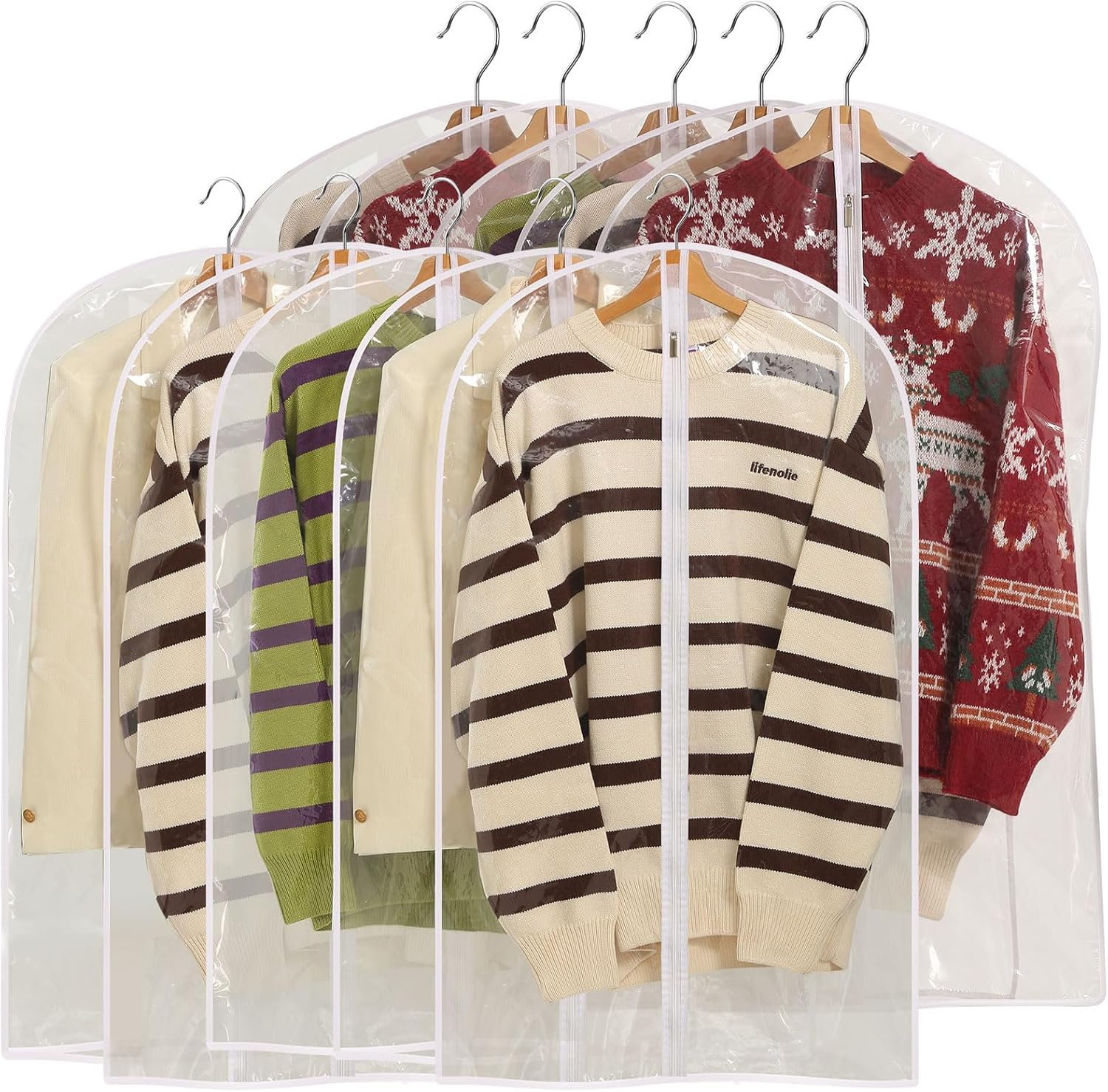All Clear Garment Bags for Hanging Clothes 40