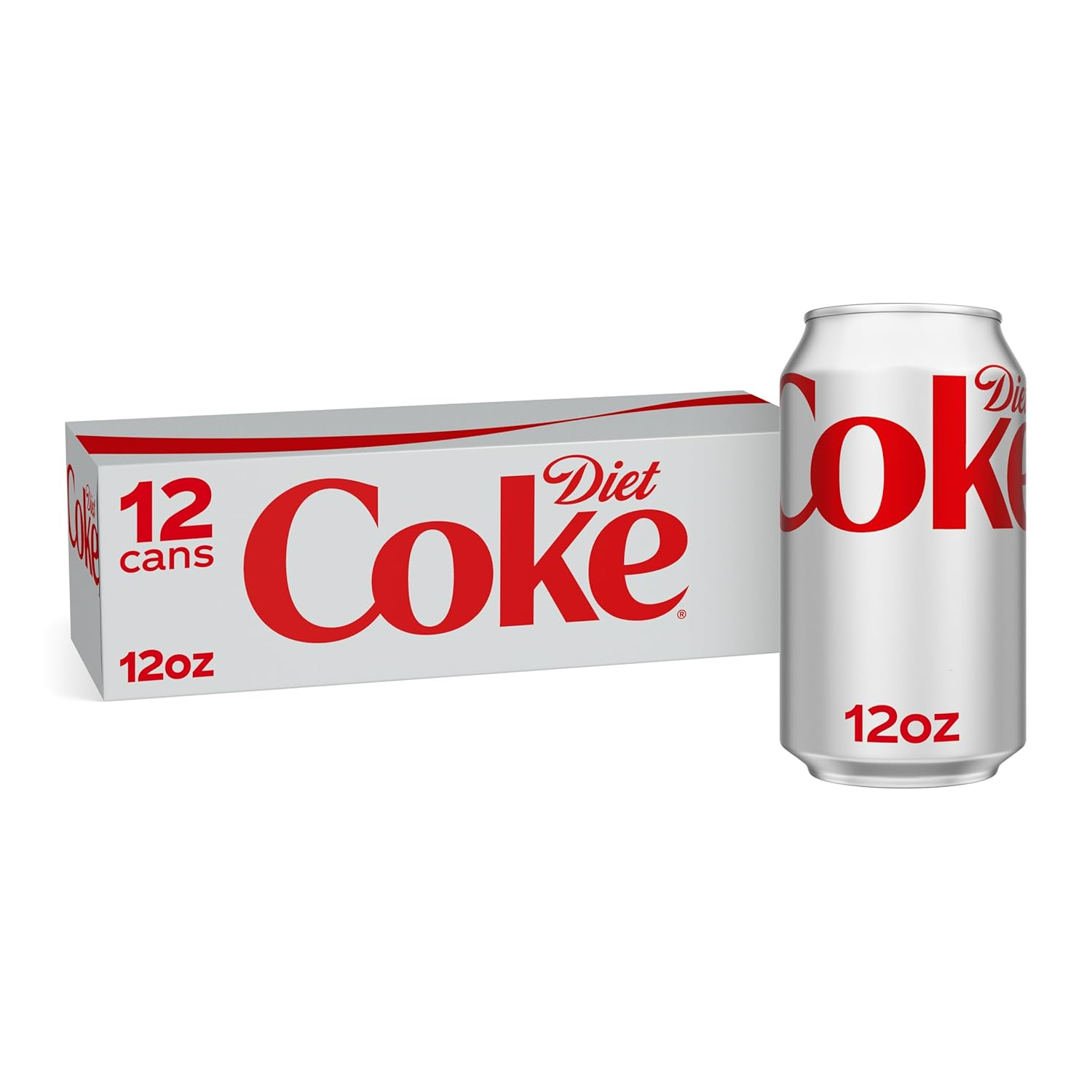 Coca-Cola, Diet Coke, 12 oz can, Pack of 12