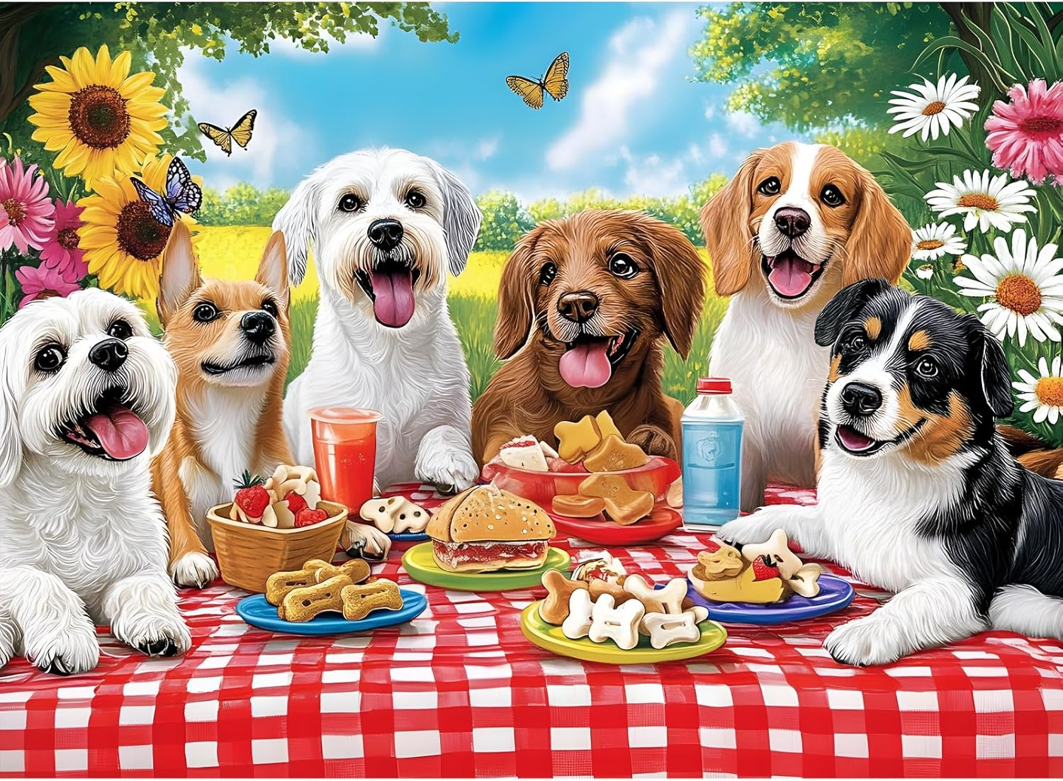 300 Pieces Puzzles for Adult Jigsaw Puzzle 300 Piece, Dog Jigsaw Puzzle Children