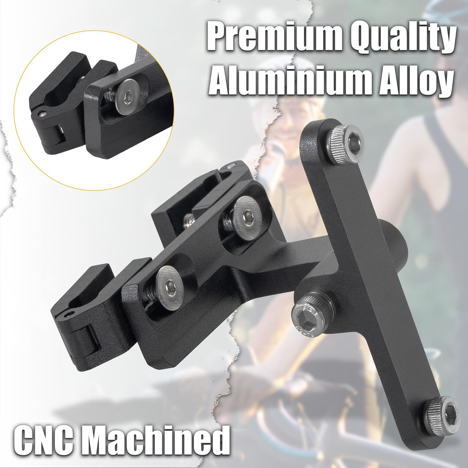 CyclingDeal Bike Bottle Cage Saddle Mount Adapter - MTB Road Bicycle Saddle R... - Picture 5 of 14