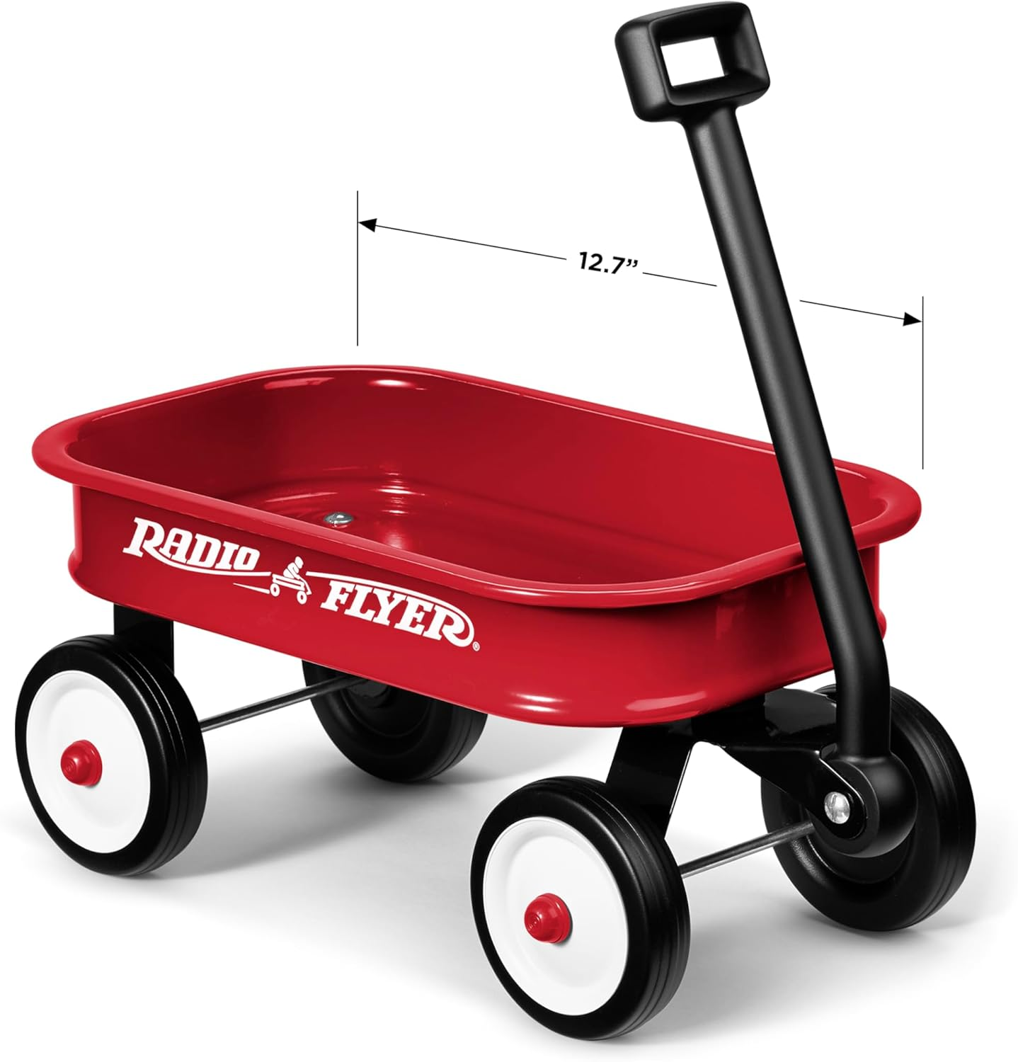 12.5 Inch Kids Wagon, Toy Wagon for Kids, Rolling Cart, Carts with Wheels, for Ages 1.5+ Years