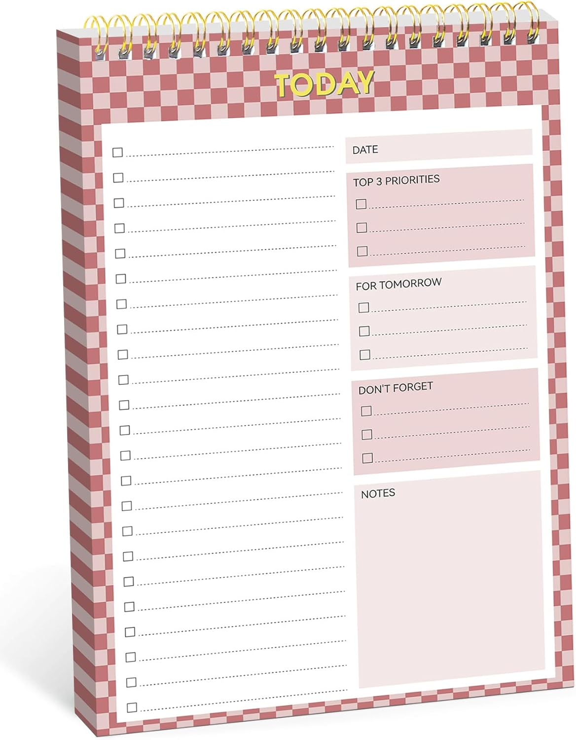 to Do List Notepad - to Do List Notebook for Work with 52 Sheets, 9.8
