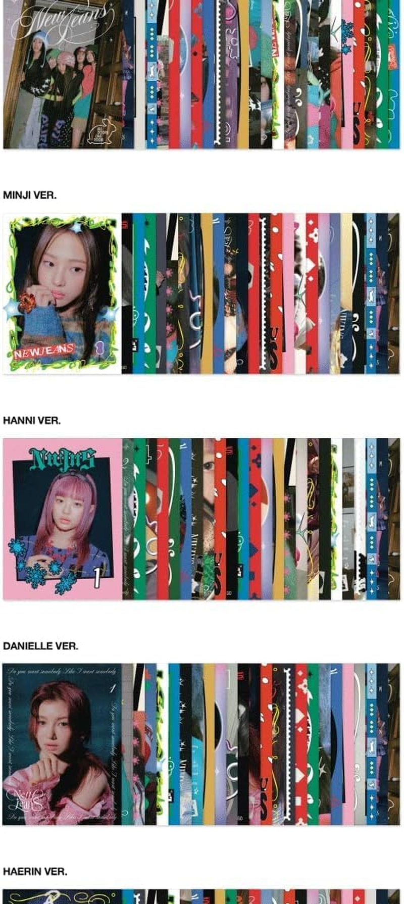 NewJeans OMG 1st Singile Album Message Card Version CD+Photobook+Message Card... - Picture 3 of 17