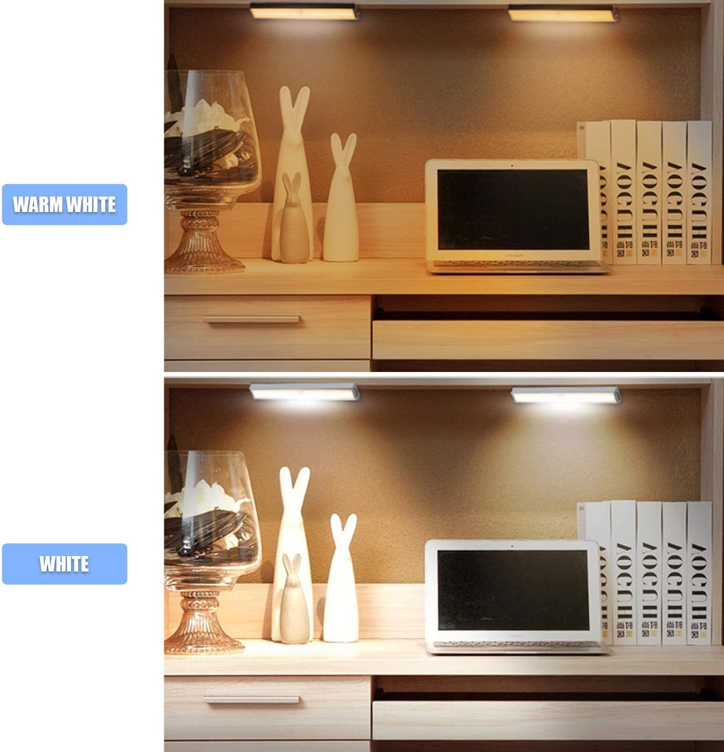 LEPOTEC 24 LED Motion Sensor Light,Under Counter Lighting with Dimmable Brigh... - Picture 7 of 11