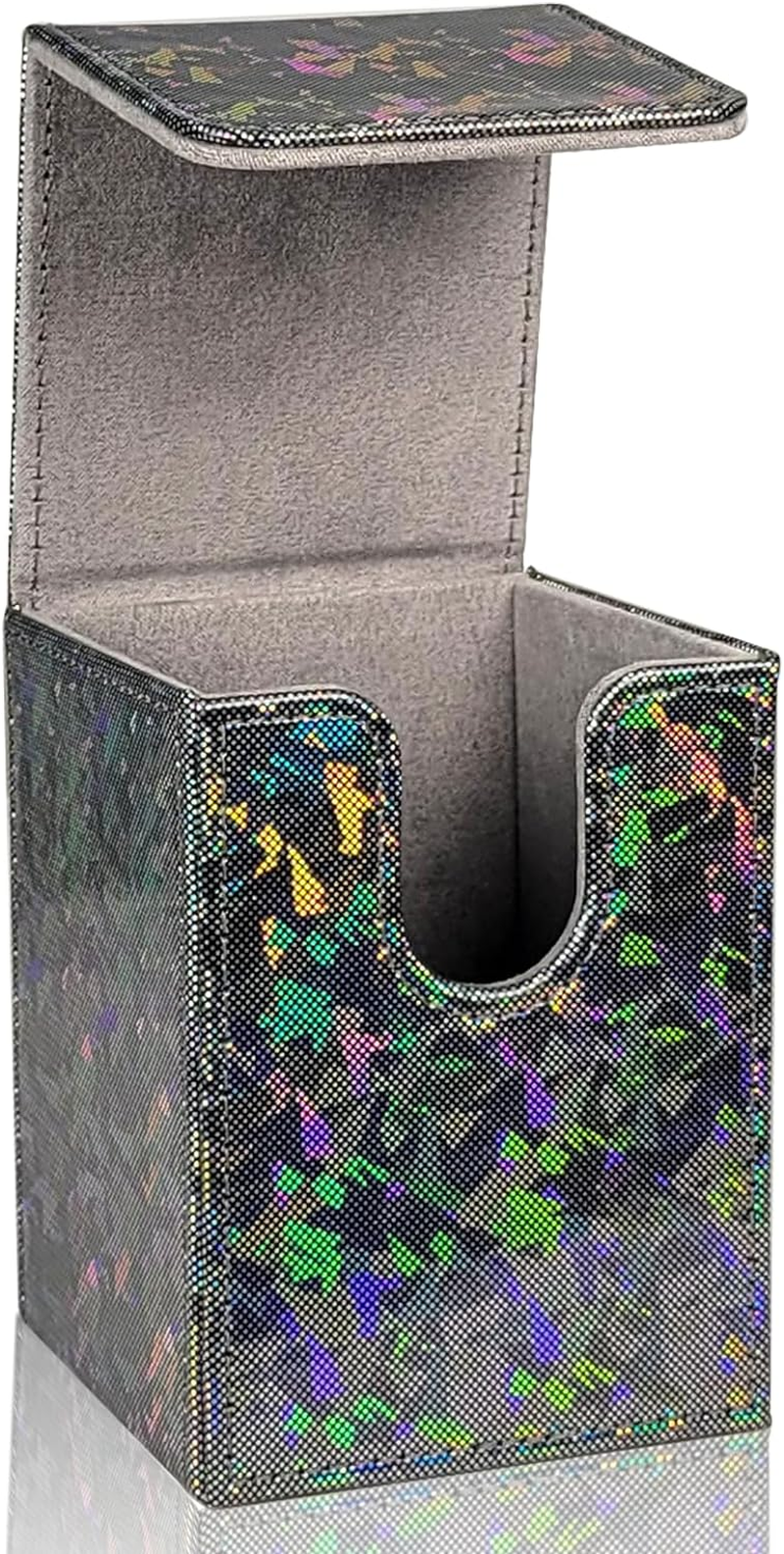 Dmoicols Sparkly Card Deck Box Holds 100+ Single Sleeved Cards ,Leather Card ... - Picture 17 of 19