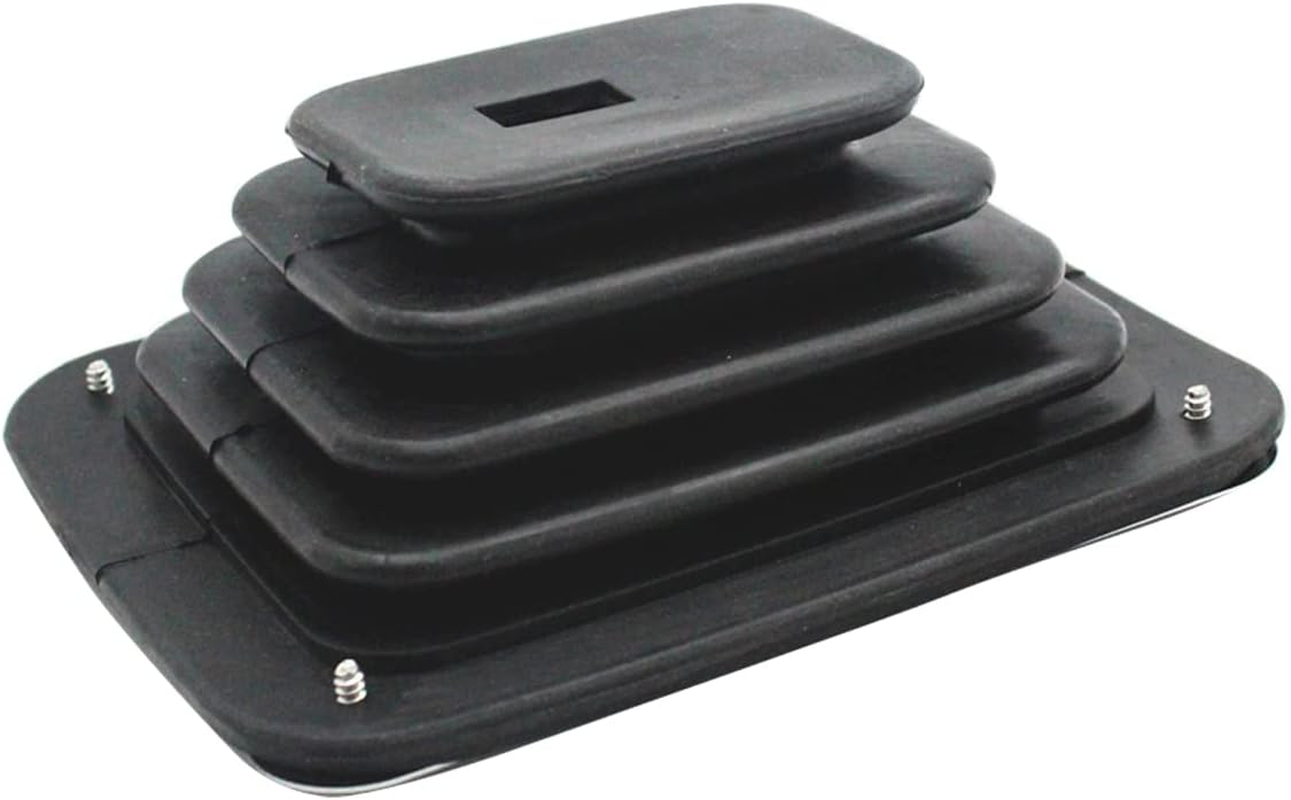 Quality Small Rubber Shifter Boot Kit Universal with Plate 5-5/8