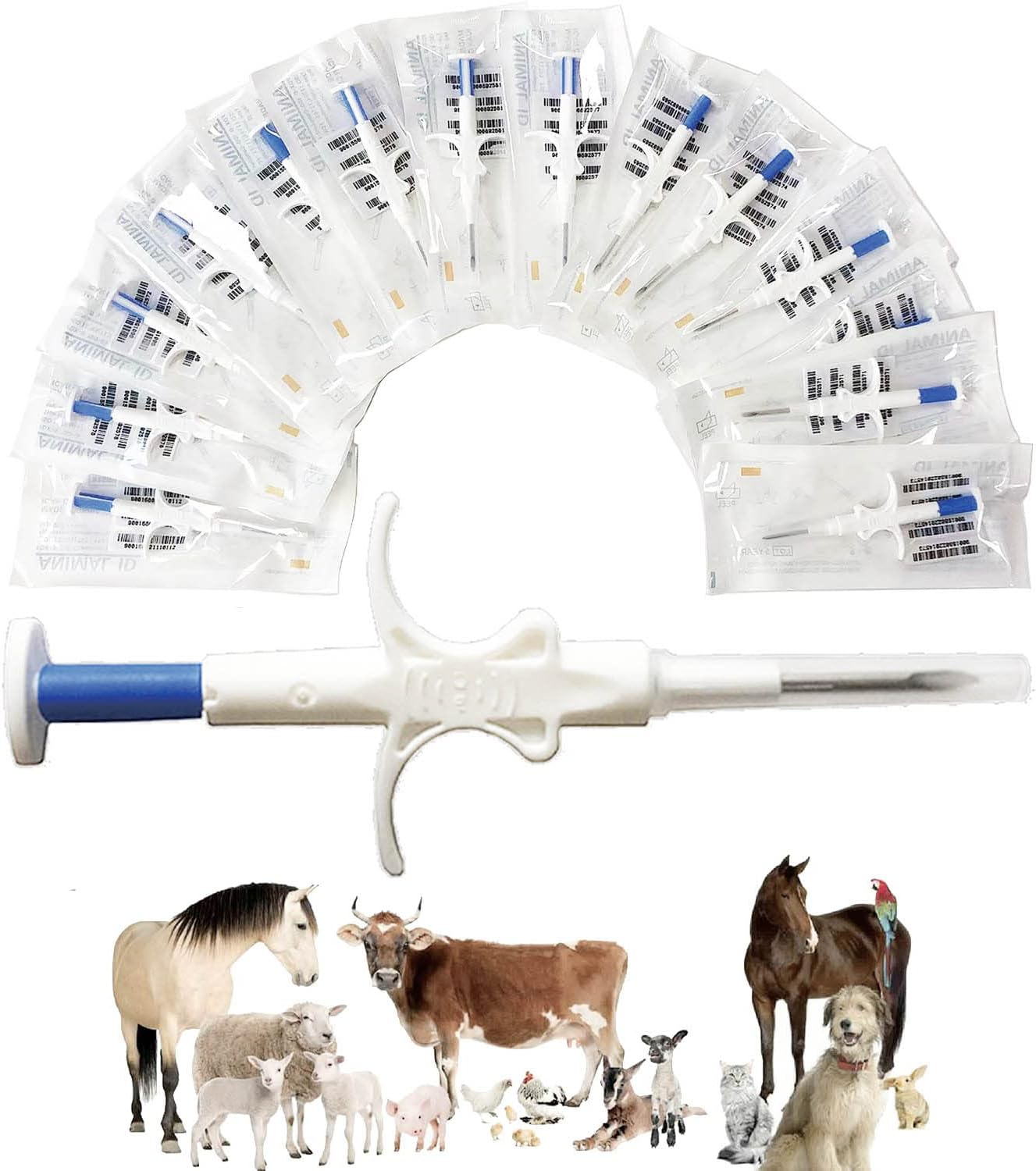 Universal Pet Microchip, ISO11784/5 FDX-B Pet ID Tags, 15 Bit RFID