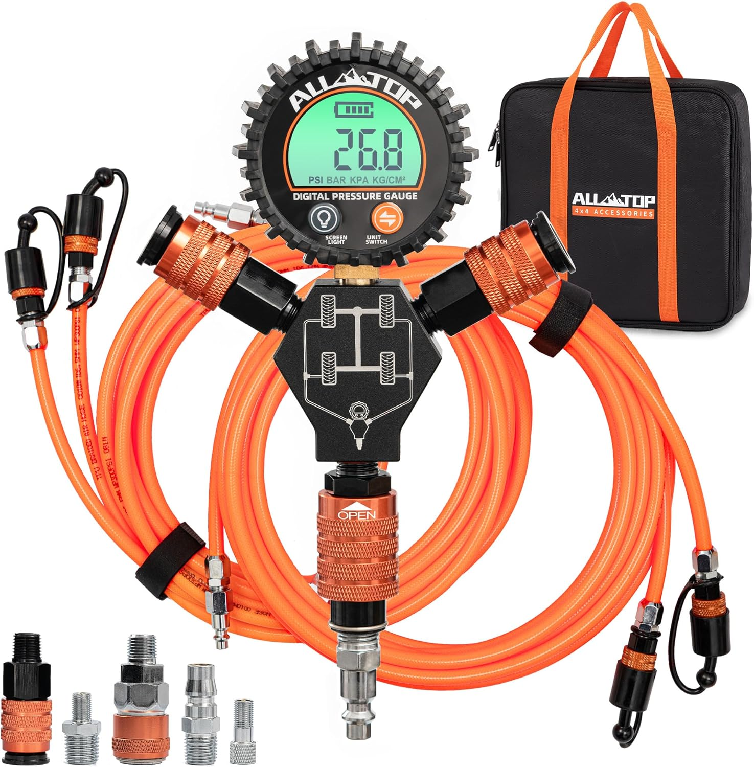 4 Tire Inflation & Deflation System, up to 200