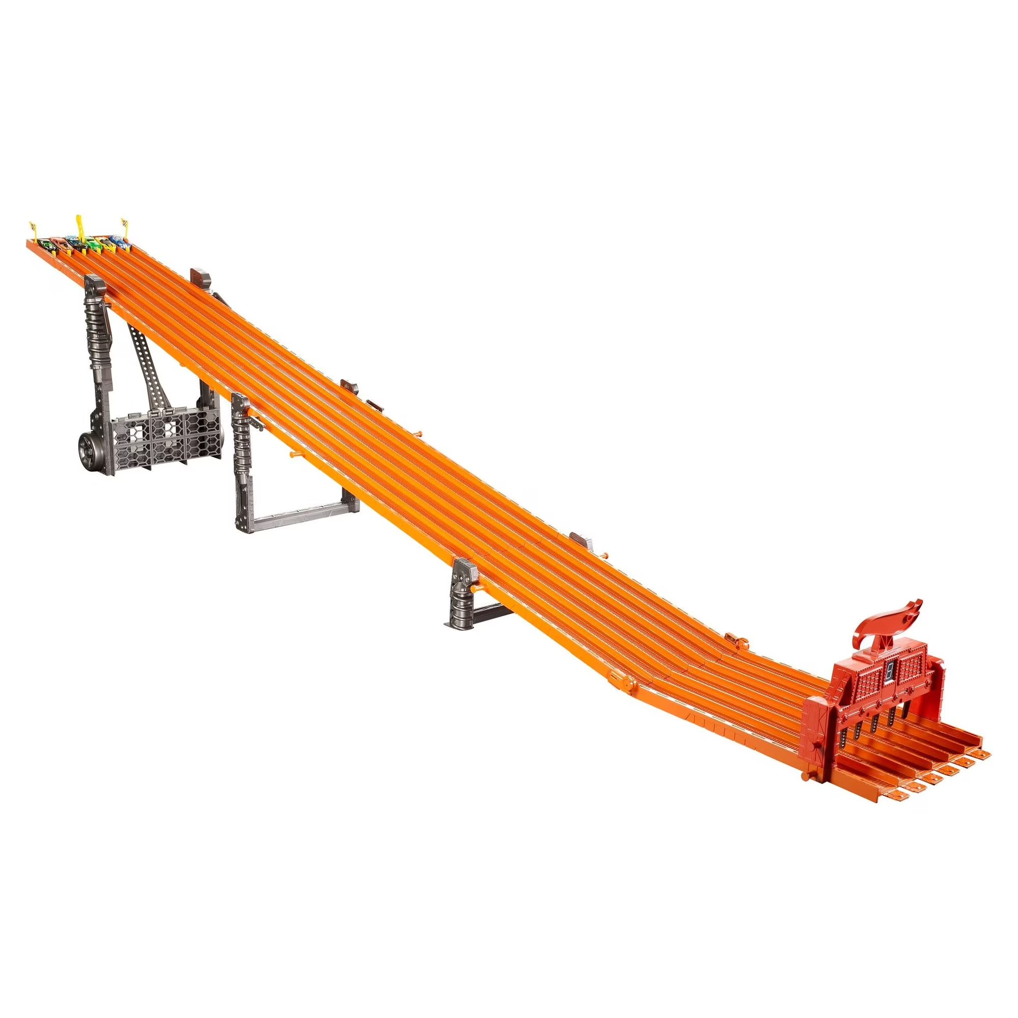 Hot Wheels Super 6-Lane Raceway 1:64 8 Feet Of Racing Action With Lights & Sound