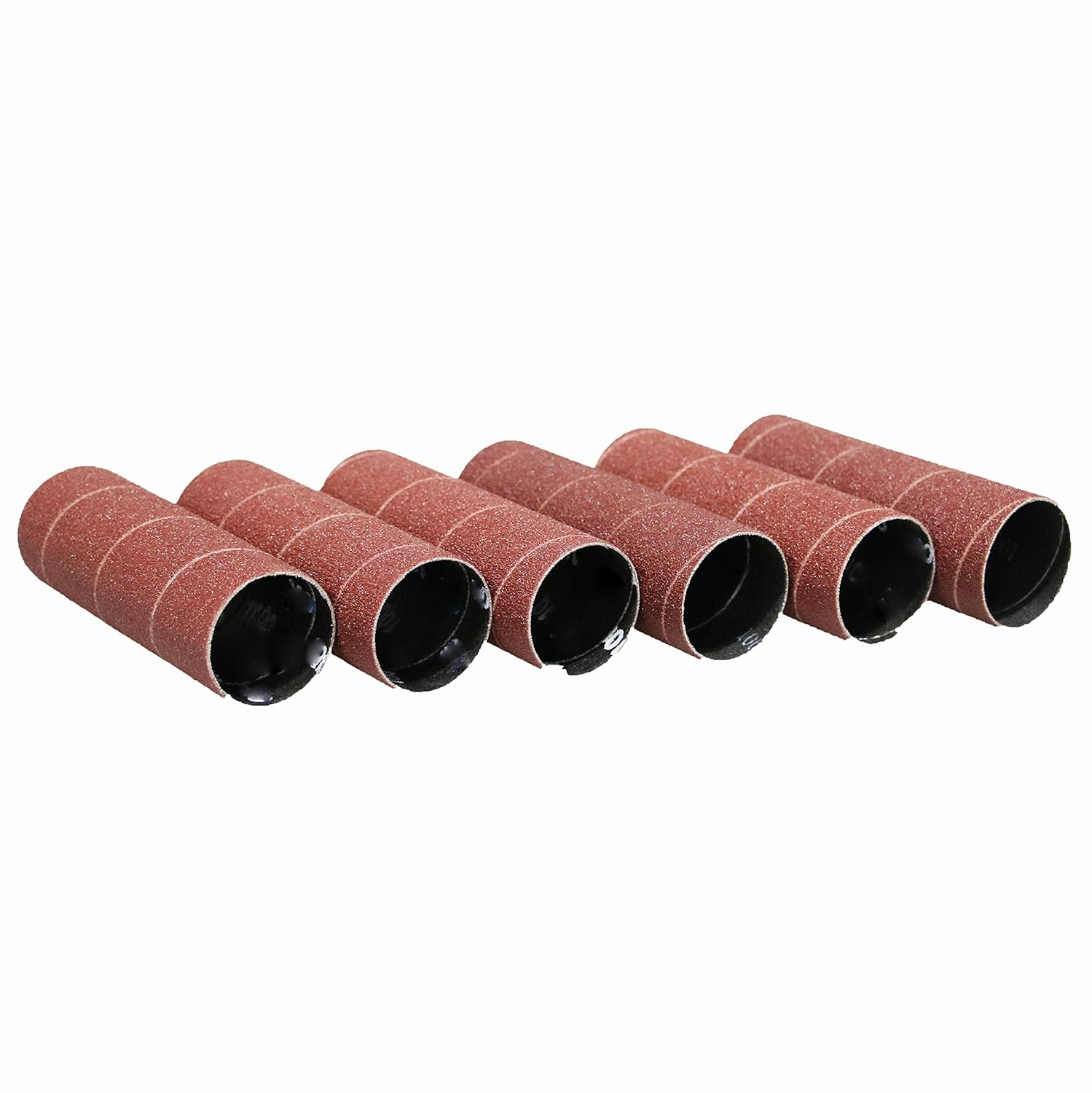 Sanding Sleeves for Oscillating Spindle Sander, Aluminum Oxide, 6-Pack (0.5, 1/2, Inches, 80)