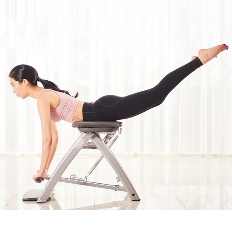 Home Foldable Portable Pilates Universal Chair Equipment Yoga Fitness Chair Multifunctional Yoga Fitness Equipment