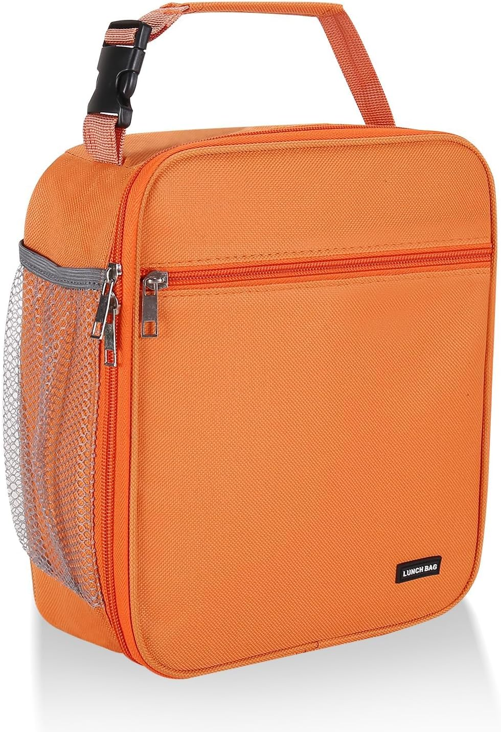 Lunch box Lunch bag for men women Insulated Lunchbox Lunch bags for Work Picnic Travel (Orange)