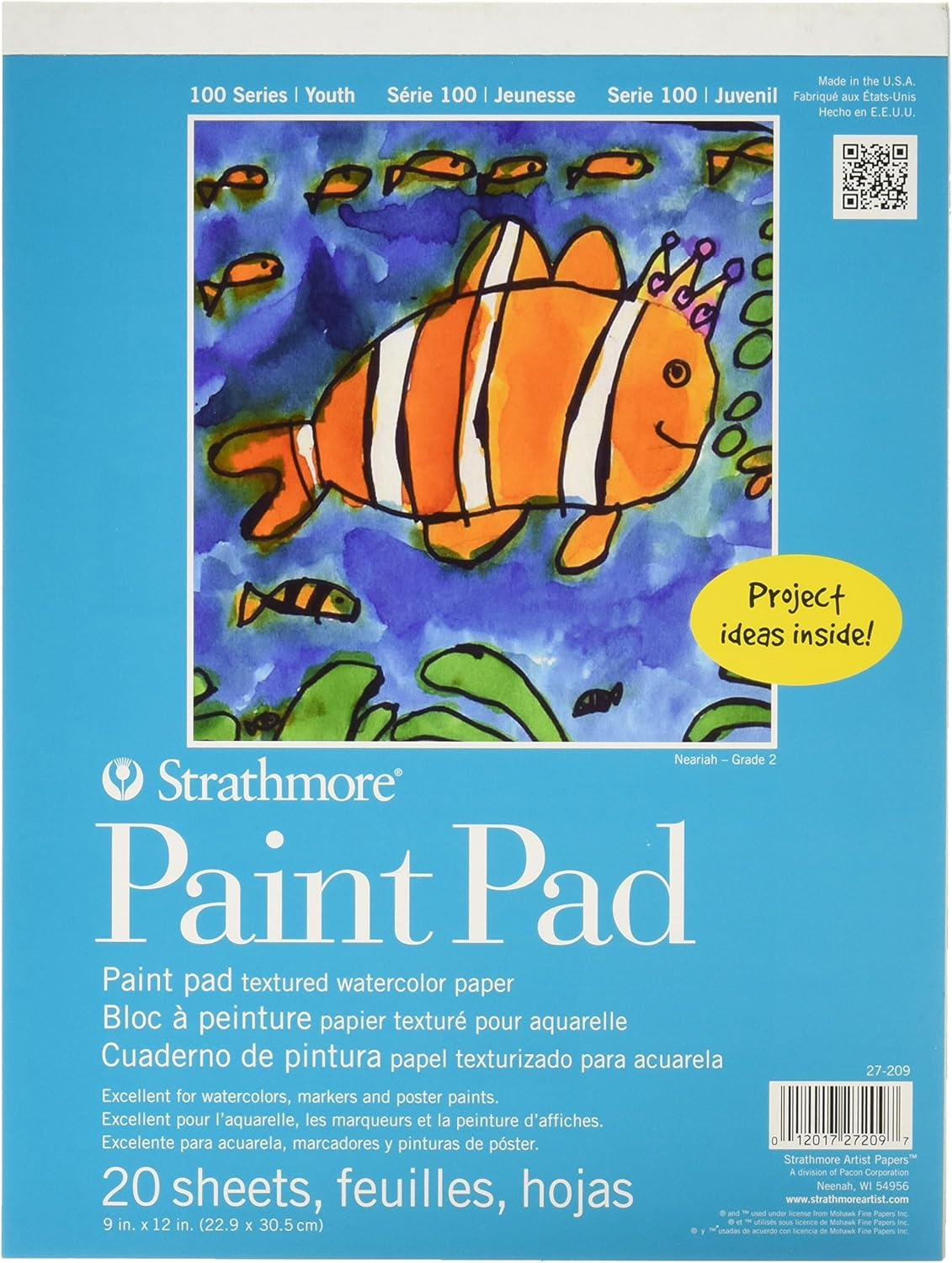 (27-209 100 Series Youth Paint Pad, 9 by 12