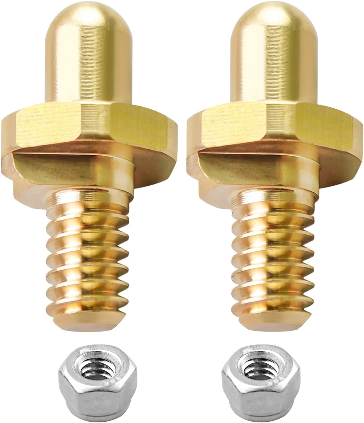 70332 Grill Door Hinge Pin Fit for Weber Genesis Summit Spirit Grill, Adjustable Door Hinge Bolts with Nuts, 2 Pack