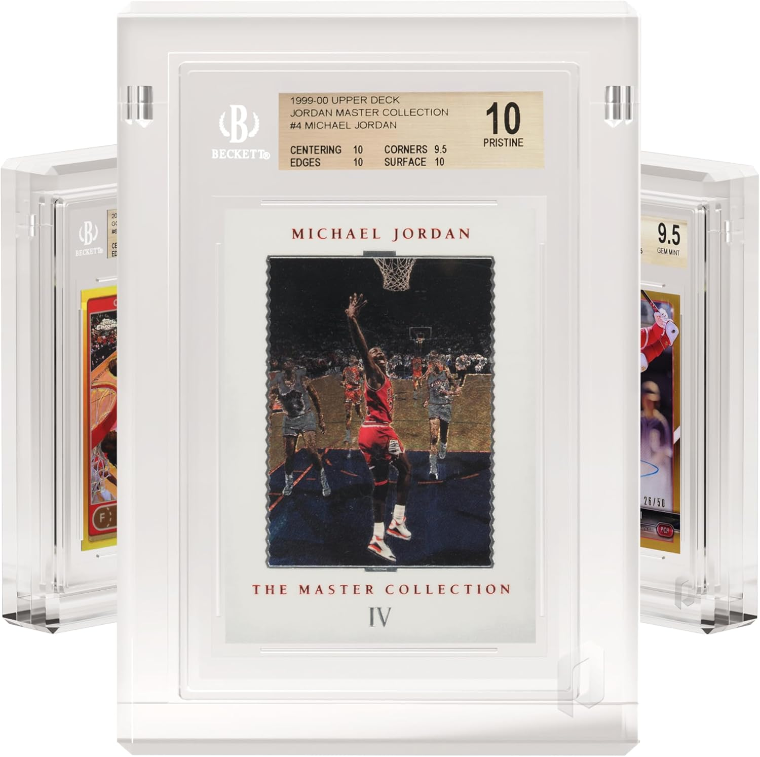 ™ Ultra – Prism BGS Slab Case (Standard Size Cards) | Magnetic Acrylic Display with 99.6% UV Protection | Fits BGS Slabs Only