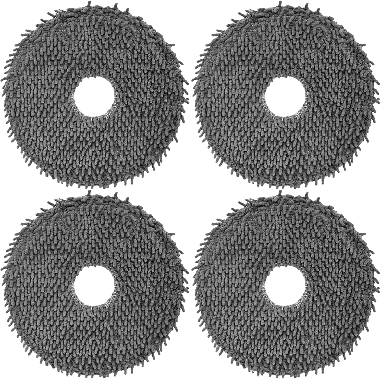 Replacement Mop Pads for Irobot Roomba 405/505 Combo, 4 Pcs Microfiber Cloths