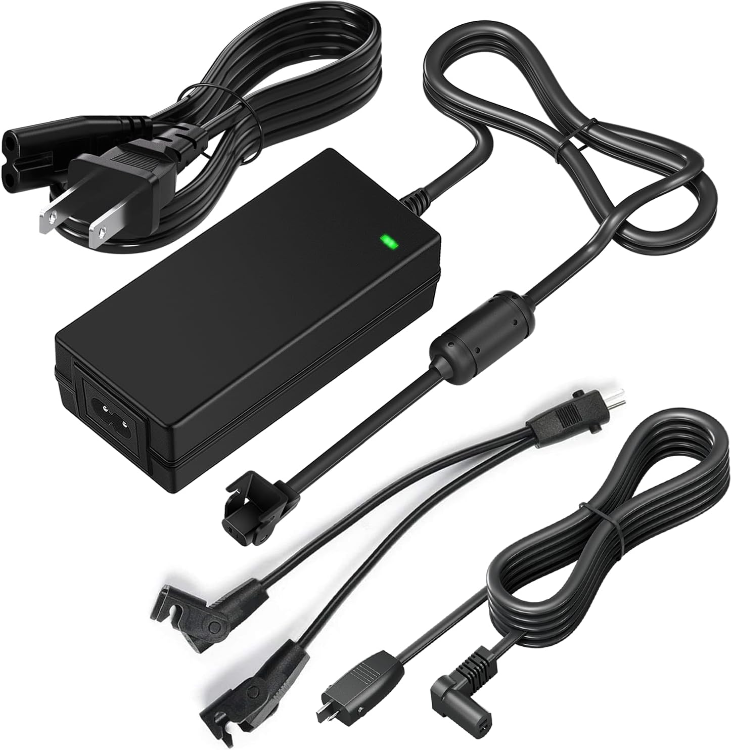 [4-Piece] Power Recliner Power Supply for Recliner, Lift Chair and Sofa, Universal Dual Power Supply Transformer with 2-Pin 29V 2A Power Adapter, DC Extension Cable, Y Splitter Cord and AC Power Cord