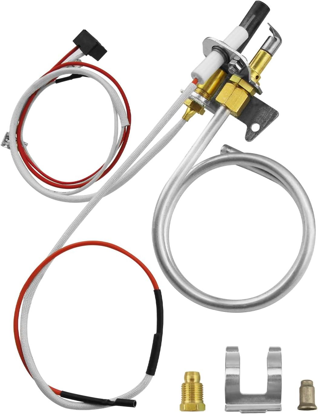 100112330 Water Heater Pilot Assembly Fit for Reliance/Ao Smith/Whirlpool/State/American Water Heater Replace 9007876 9007877 4067826