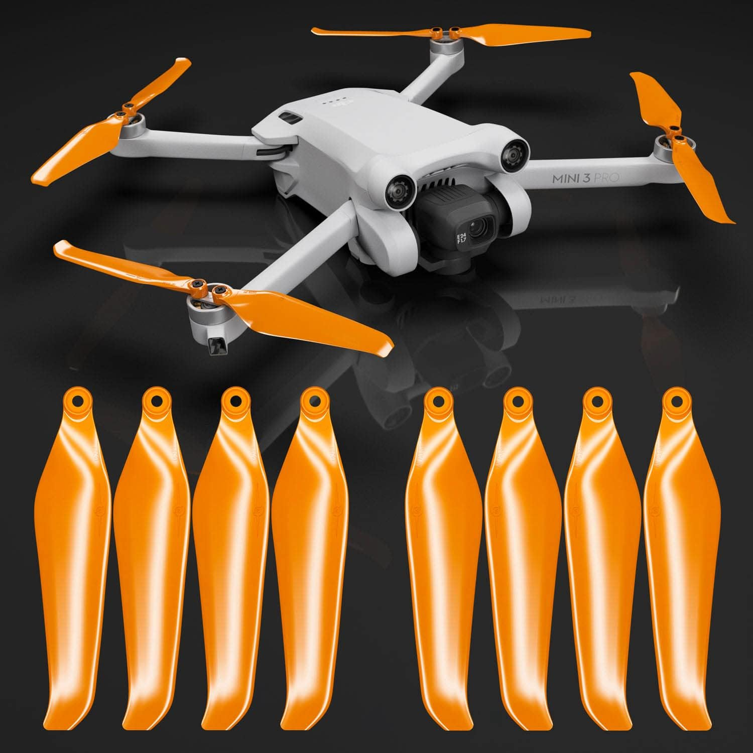 Master Airscrew Stealth Propellers for DJI Mini 3 Pro & Mini 4 Pro - Red, 4 p... - Picture 6 of 18