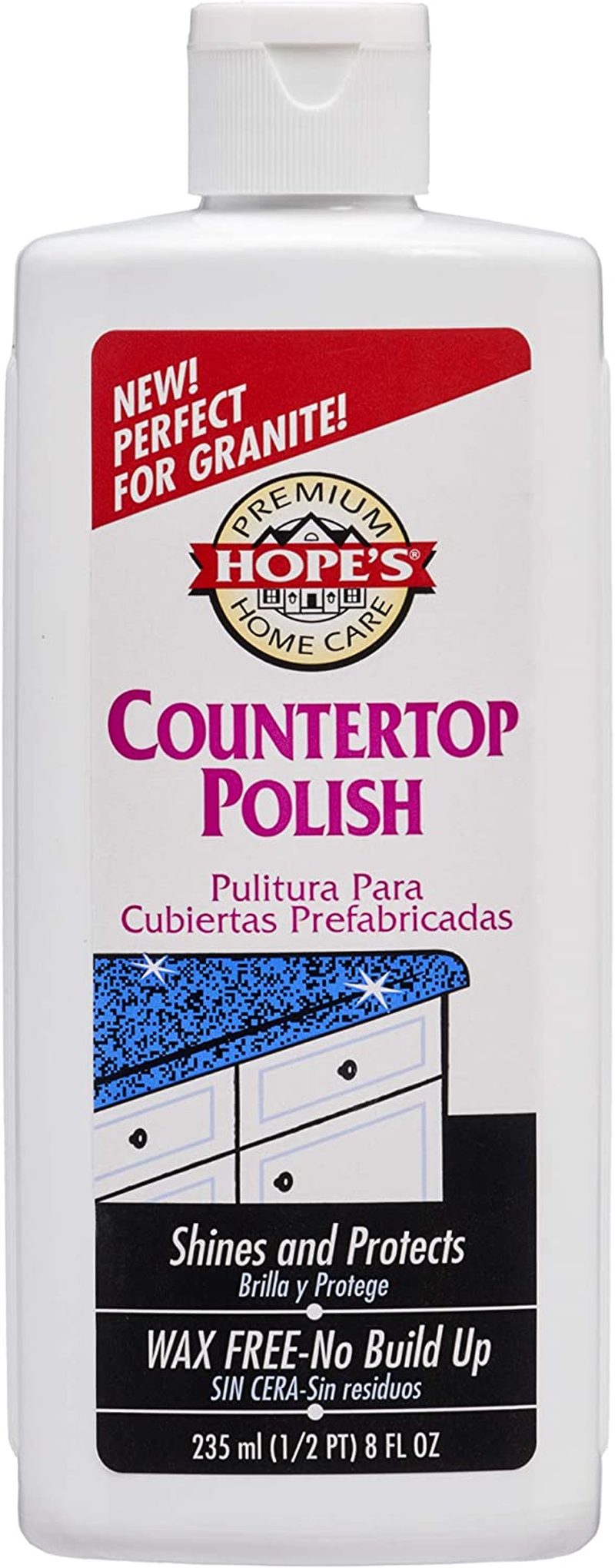 HOPES Countertop Restoration Polish Streak-Free Kitchen Counter Cleaner No 8