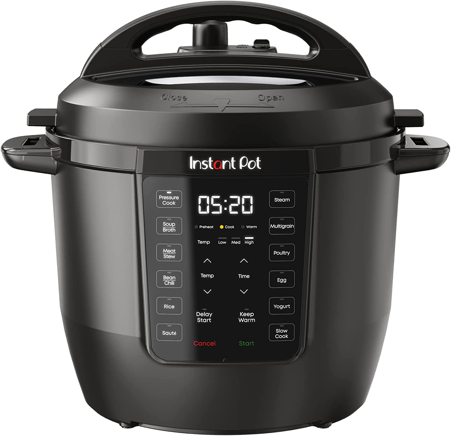 RIO, 7-In-1 Electric Multi-Cooker, Pressurecooker, Slowcooker, Ricecooker, Steamer, Sauté, Yogurt Maker, & Warmer, Includes App with over 800 Recipes, 6 Quart