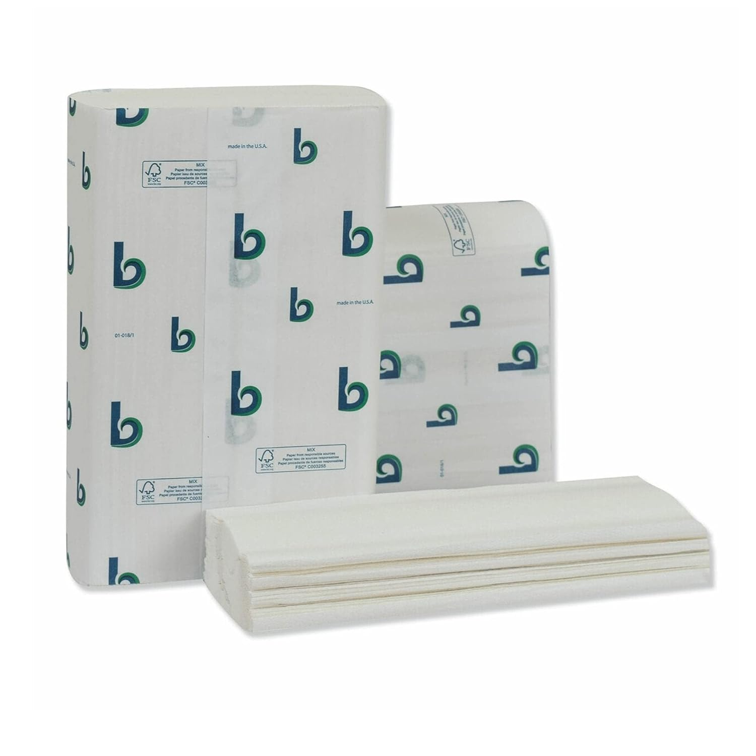 Structured Multifold Towels, 1-Ply, 9 X 9.5, White, 250/Pack, 16 Packs/Carton