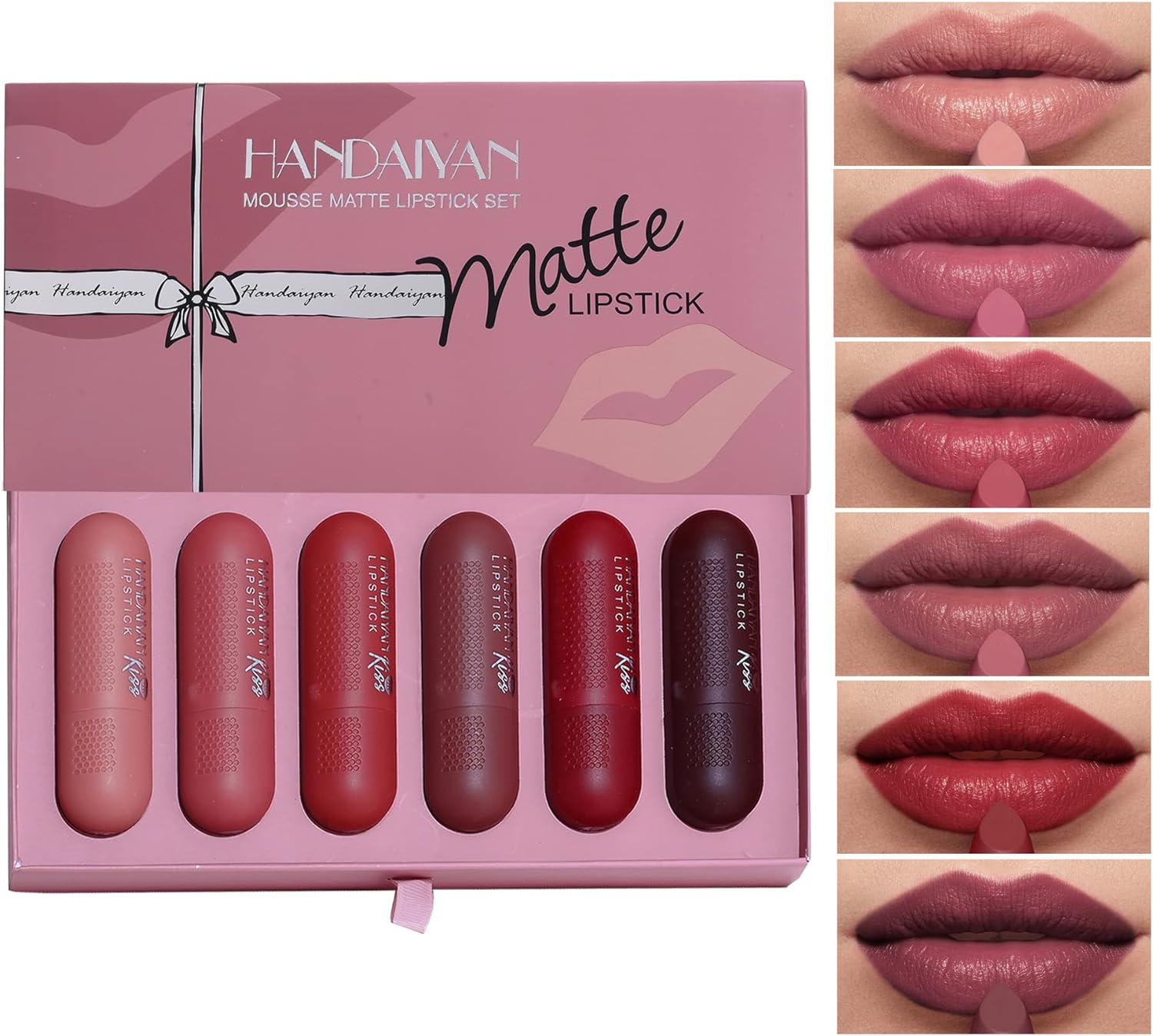 Joyeee Lipstick Set, Matte Long Lasting Waterproof Makeup Gift Kit for Women ... - Picture 7 of 13