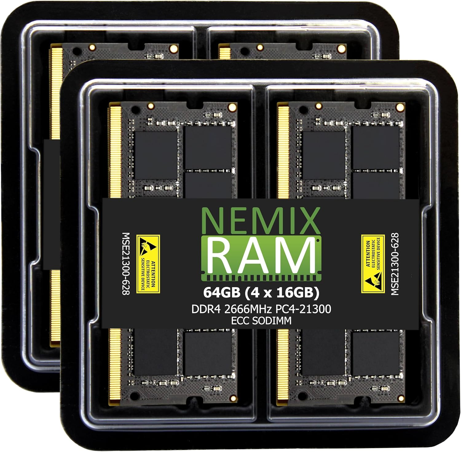 NEMIX RAM 32GB (2X16GB) DDR4-2666 PC4-21300 ECC SODIMM Compatible with Synolo... - Picture 9 of 13