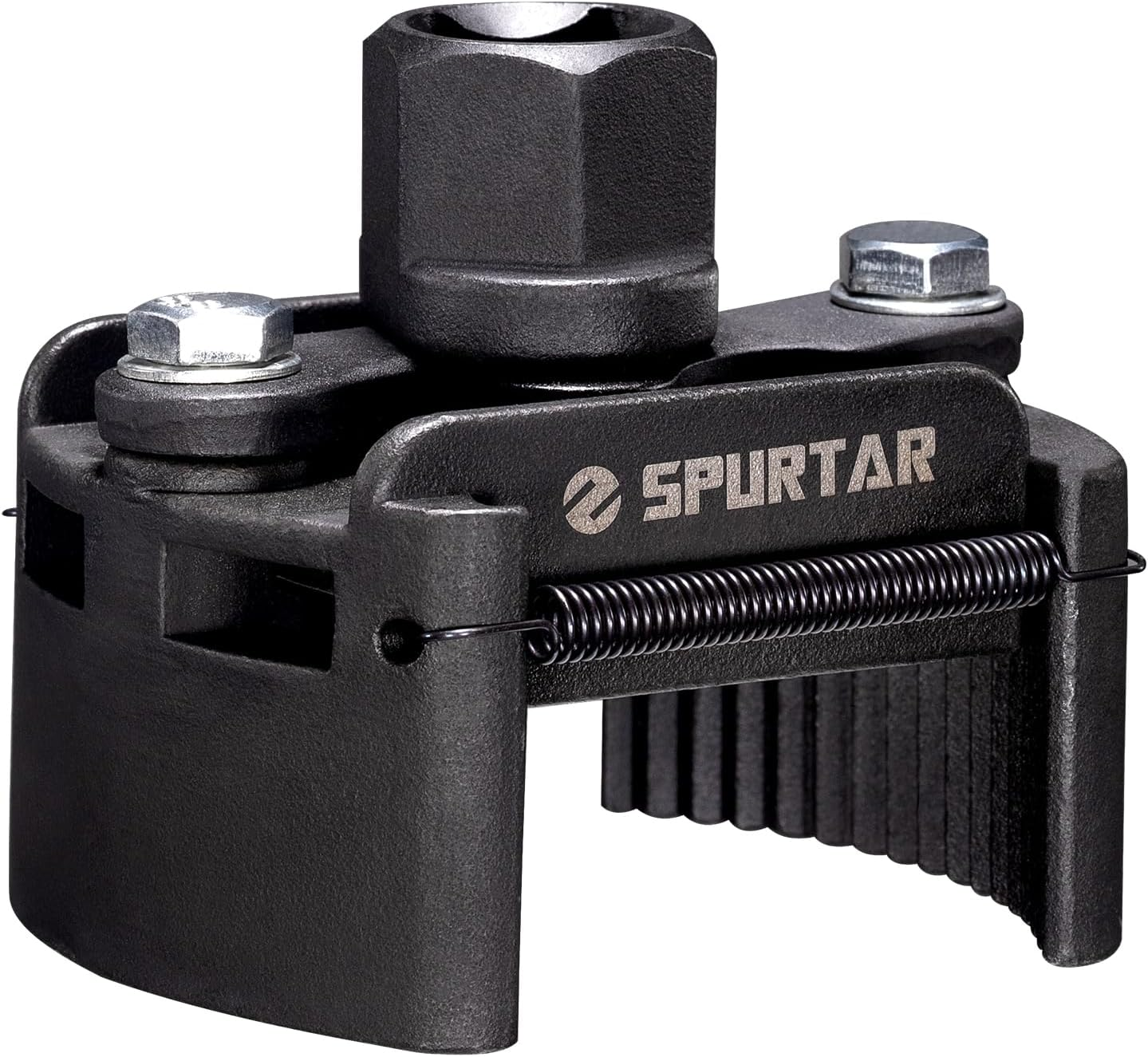 Adjustable Oil Filter Wrench 2-3/8 to 3-1/8 inch 60-80mm Universal Oil Filter Removal Tool 1/2'' Drive Cap Style Oil Filter Tool Perfect Fits Small Medium-Sized Spin-on Oil Filters