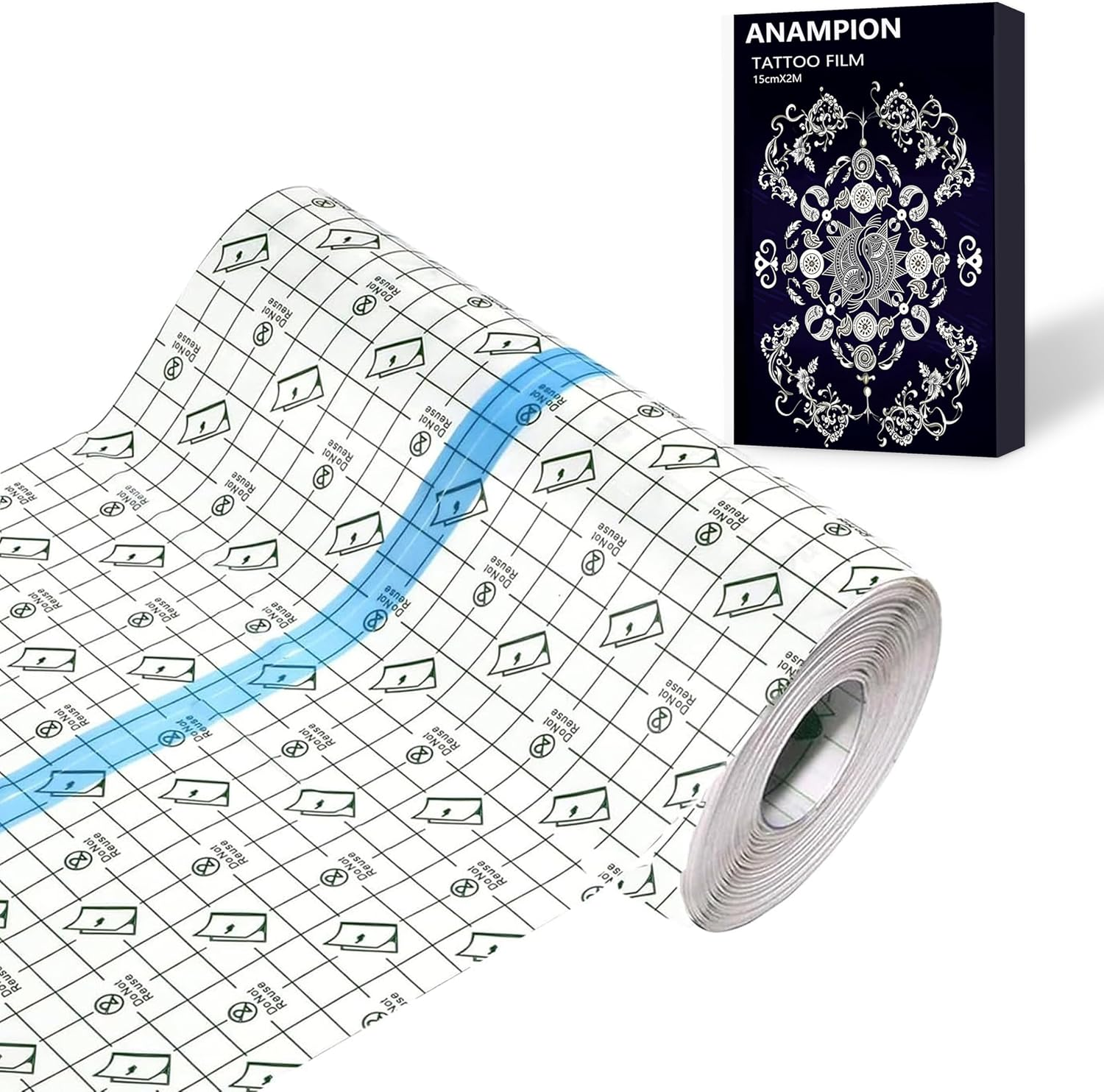 Tattoo Aftercare Waterproof Bandages 6"X2 Yard Second Skin Bandage