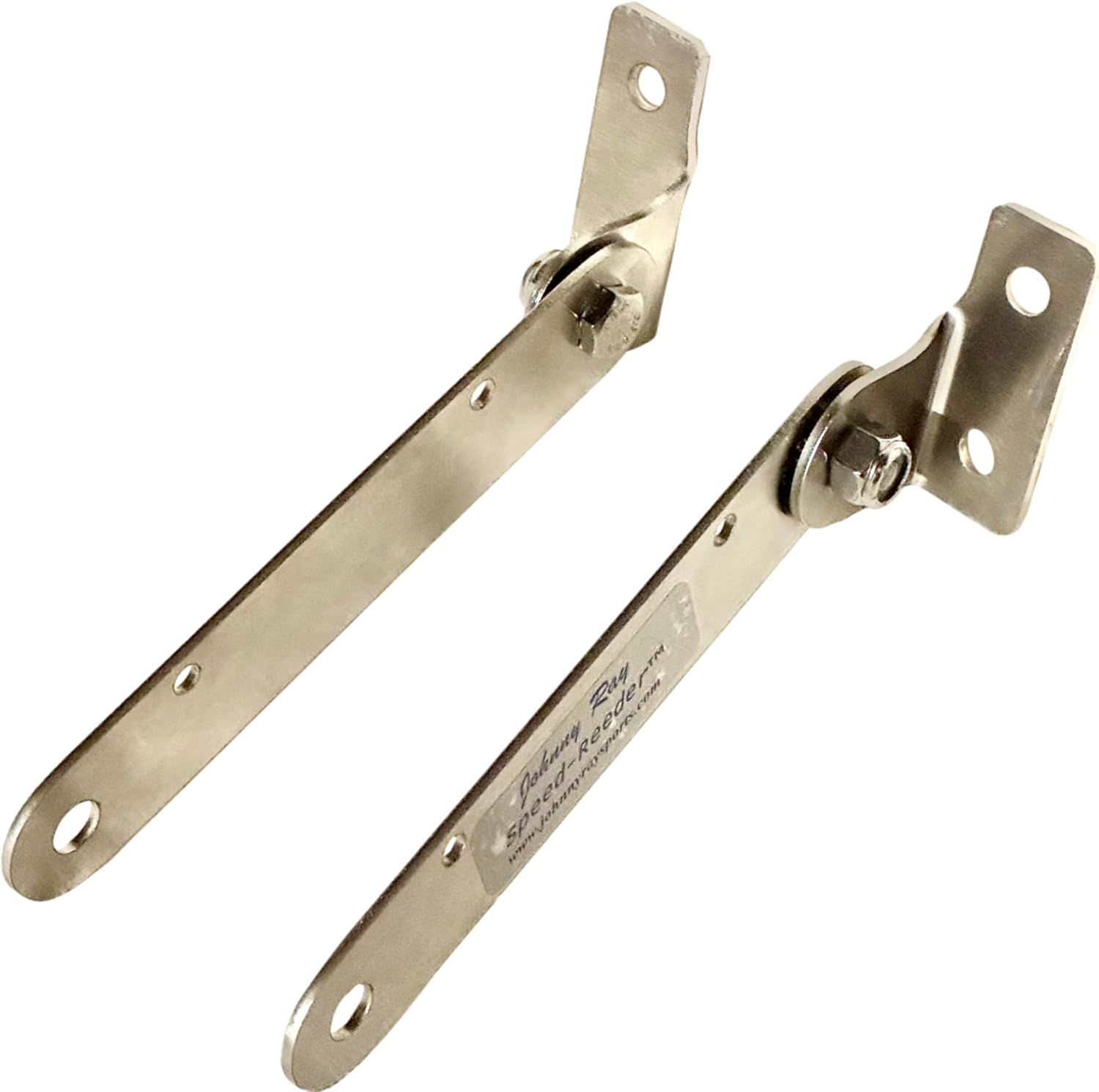 Transducer Bracket - Universal Speed Reeder Transom Mount for Fish Finders, Adjustable Stainless Steel Transducer Mount for Fishing Boats