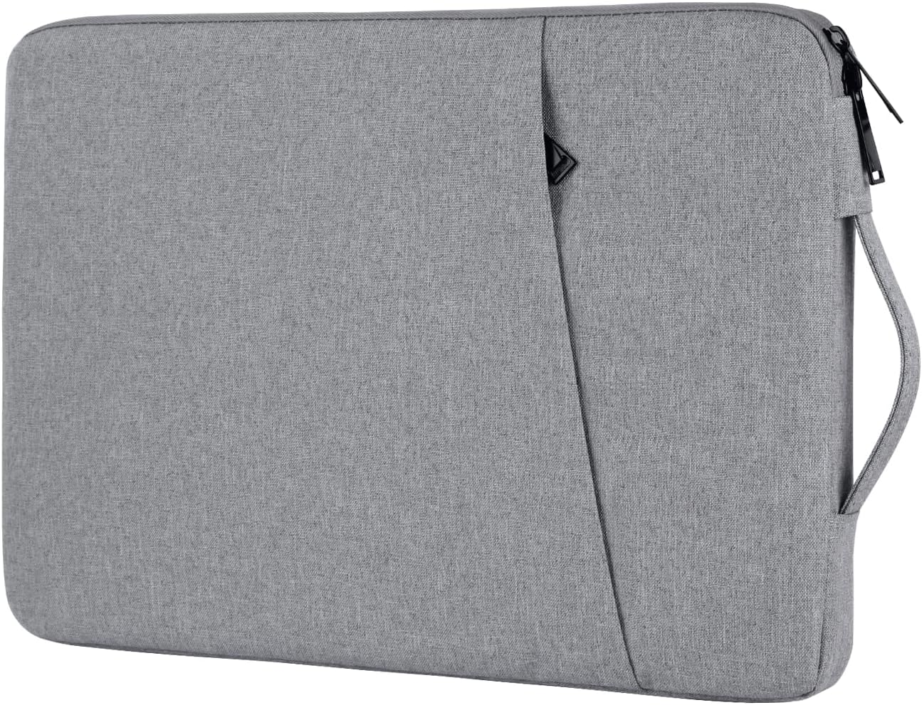 15.6 Inch Laptop Sleeve for 16 Inch New MacBook Pro/Max 2019-2024, Laptop Bag for 15.6 16 Inch Ultrabook Notebook Computer Shockproof Water Resistant Protective Case with Handle, Gray