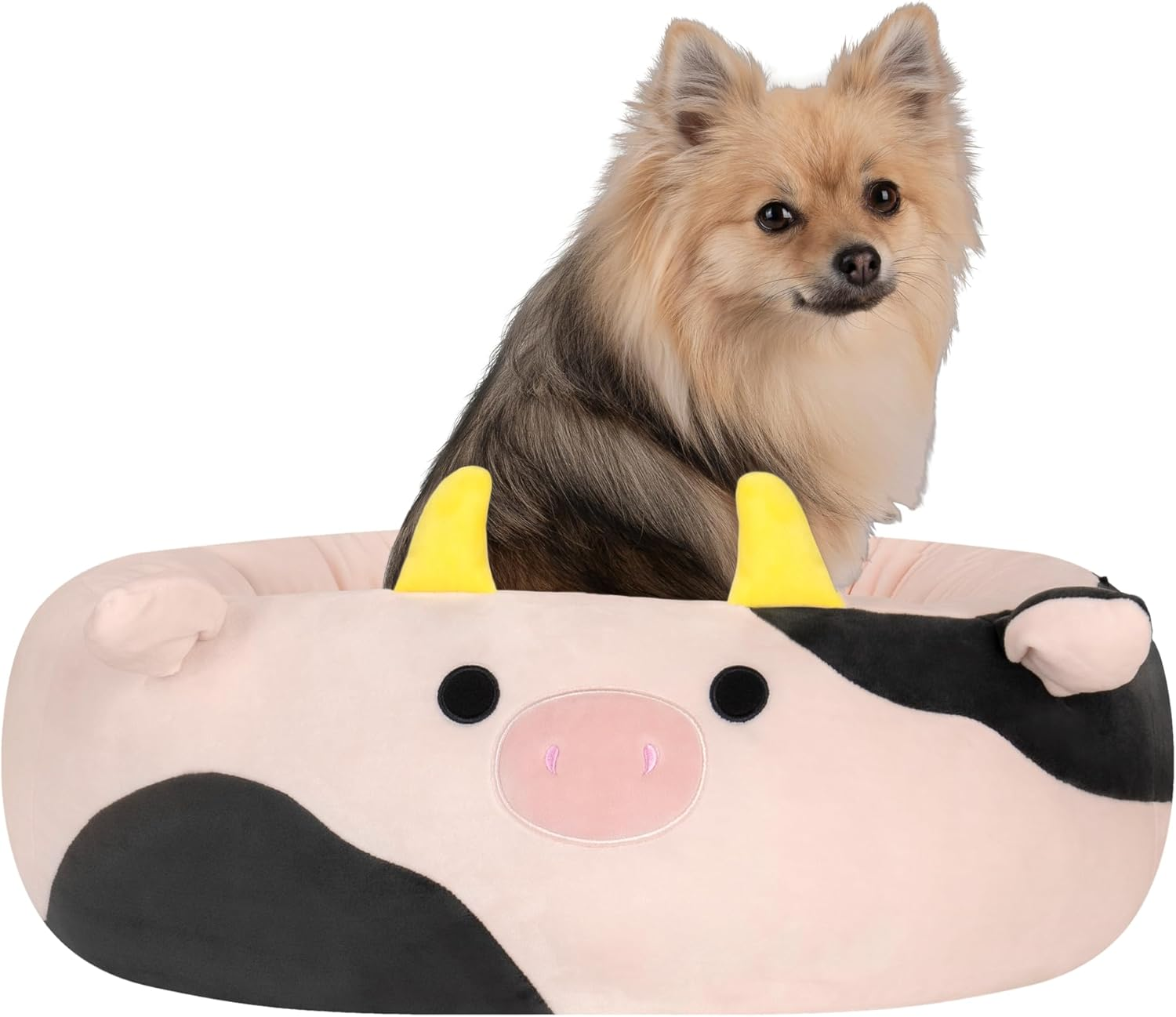 Squishmallows Original 20-Inch Connor The Cow Pet Bed - Small Ultrasoft Offic... - Picture 2 of 13