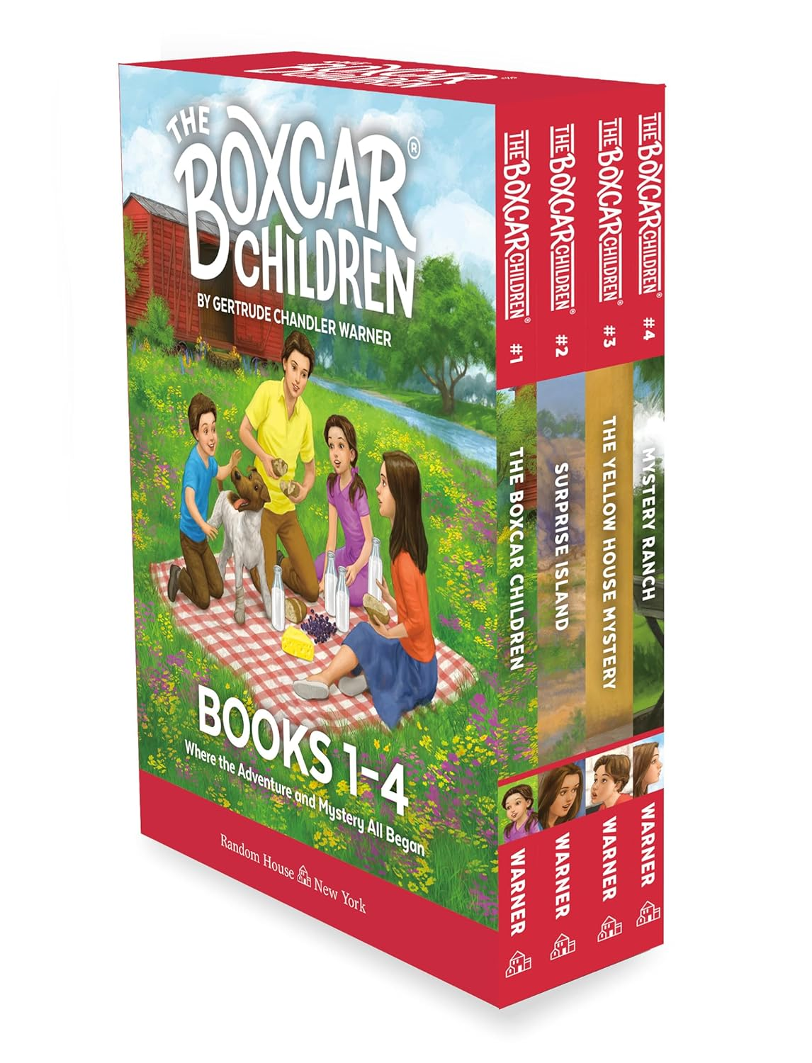 The Boxcar Children Mysteries Boxed Set 1-4: the Boxcar Children; Surprise Island; the Yellow House; Mystery Ranch