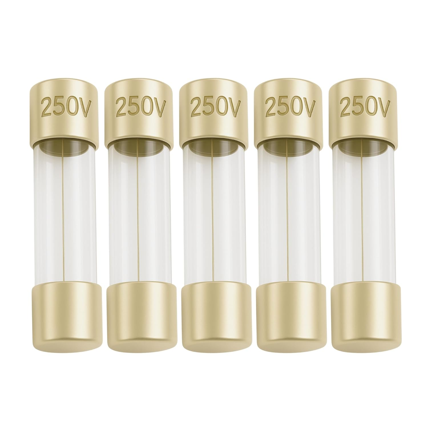 315Ma (0.315A) GMA Glass Fuses, 5X20Mm (0.20 X 0.79Inches), 250V