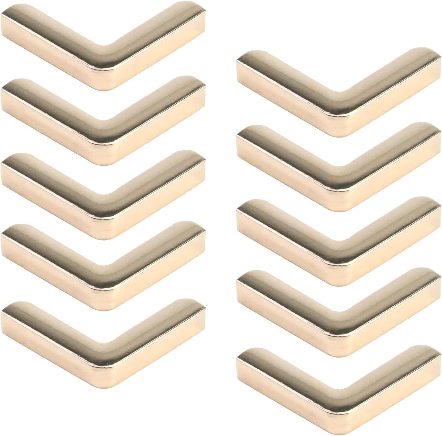 10Pcs Metal Purse Corner Bags Handbags Clip Edges Bag Corner Clip Corner Decorative Protector Cover Bag Hardware Accessories Style D
