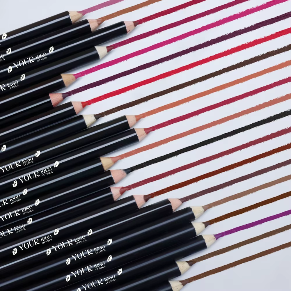 Wholesale 12Pcs Waterproof Lipliner Pen Set Matte Long Lasting Lip Makeup Soft Natural Portable Lip Liner Exquisite Cosmetic