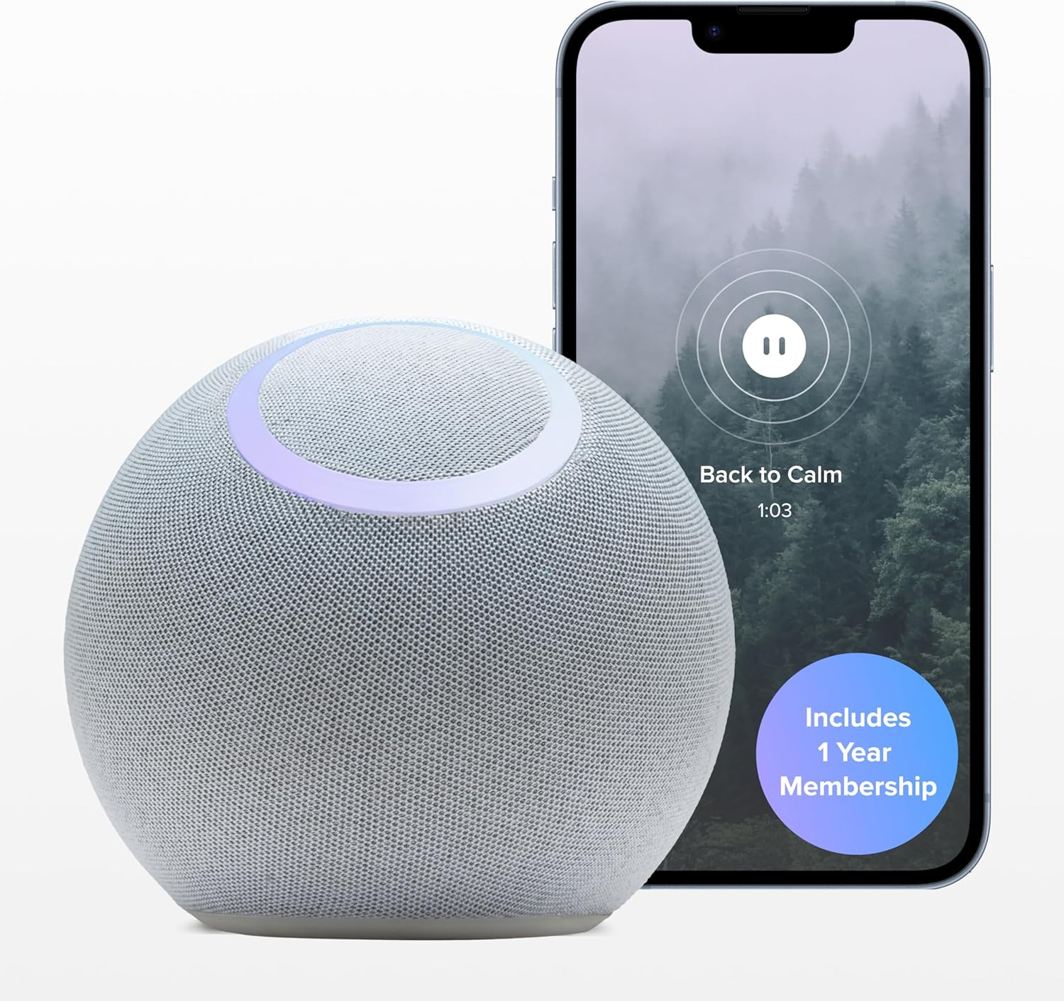 Orb: Smart Tracker for Better Mental Health. Biofeedback Device to Master Meditation, Wellness Focus, Anxiety, Manage Stress & ADHD Strategies. Mindfulness, Emotional Regulation Self-Care Gift