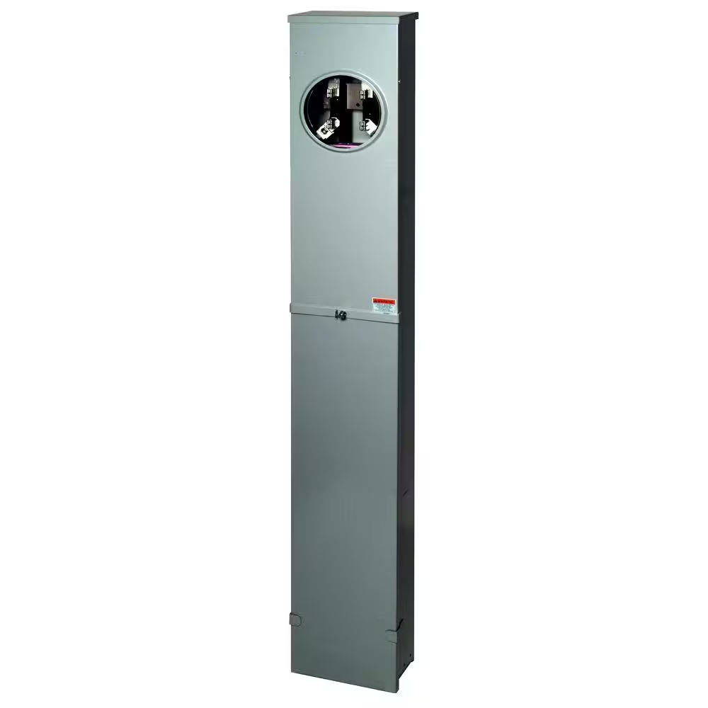 200 Amp Ringless-Horn Bypass Underground Pedestal Meter Socket
