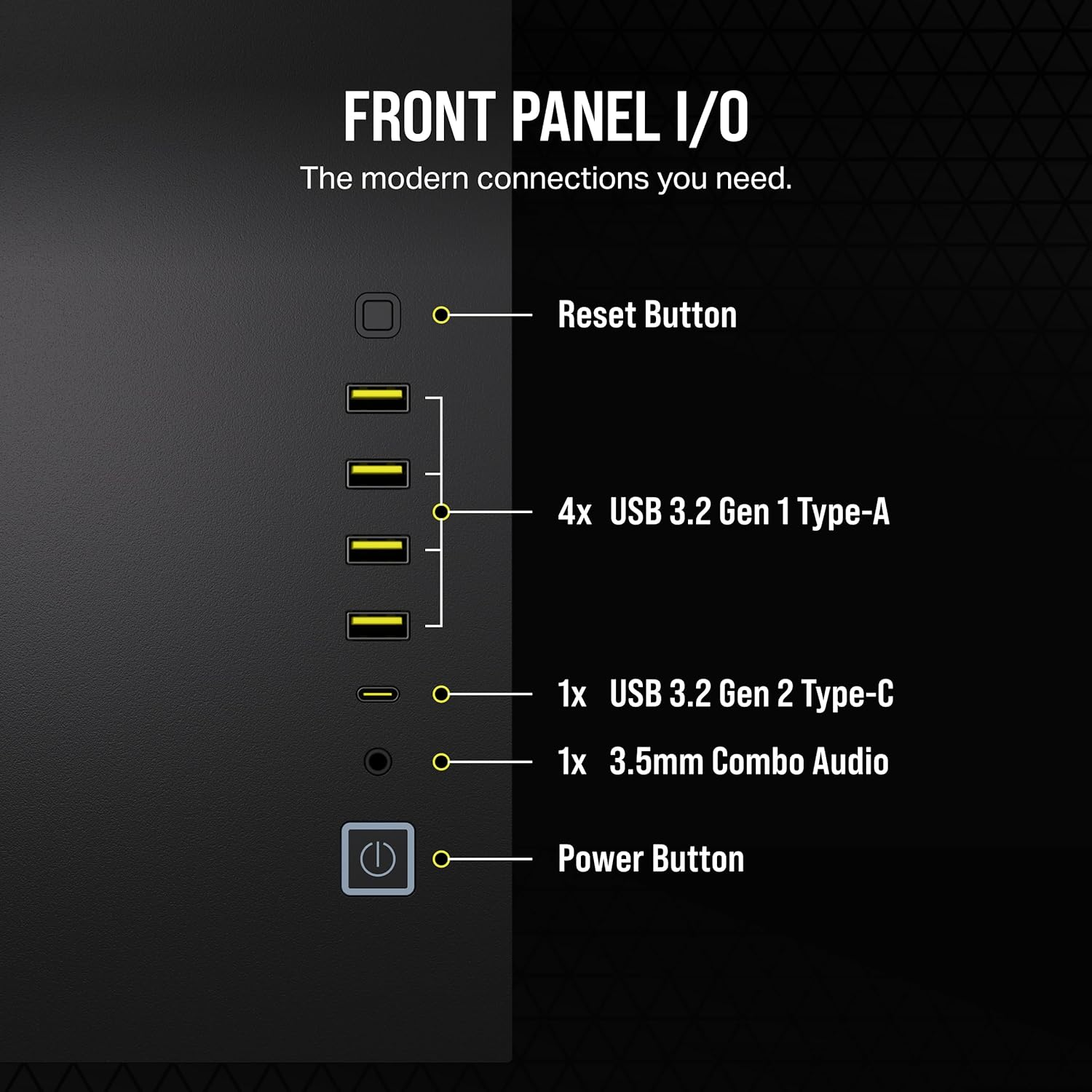 CORSAIR 6500X Mid-Tower ATX Dual Chamber PC Case – Panoramic Tempered Glass –... - Picture 10 of 15