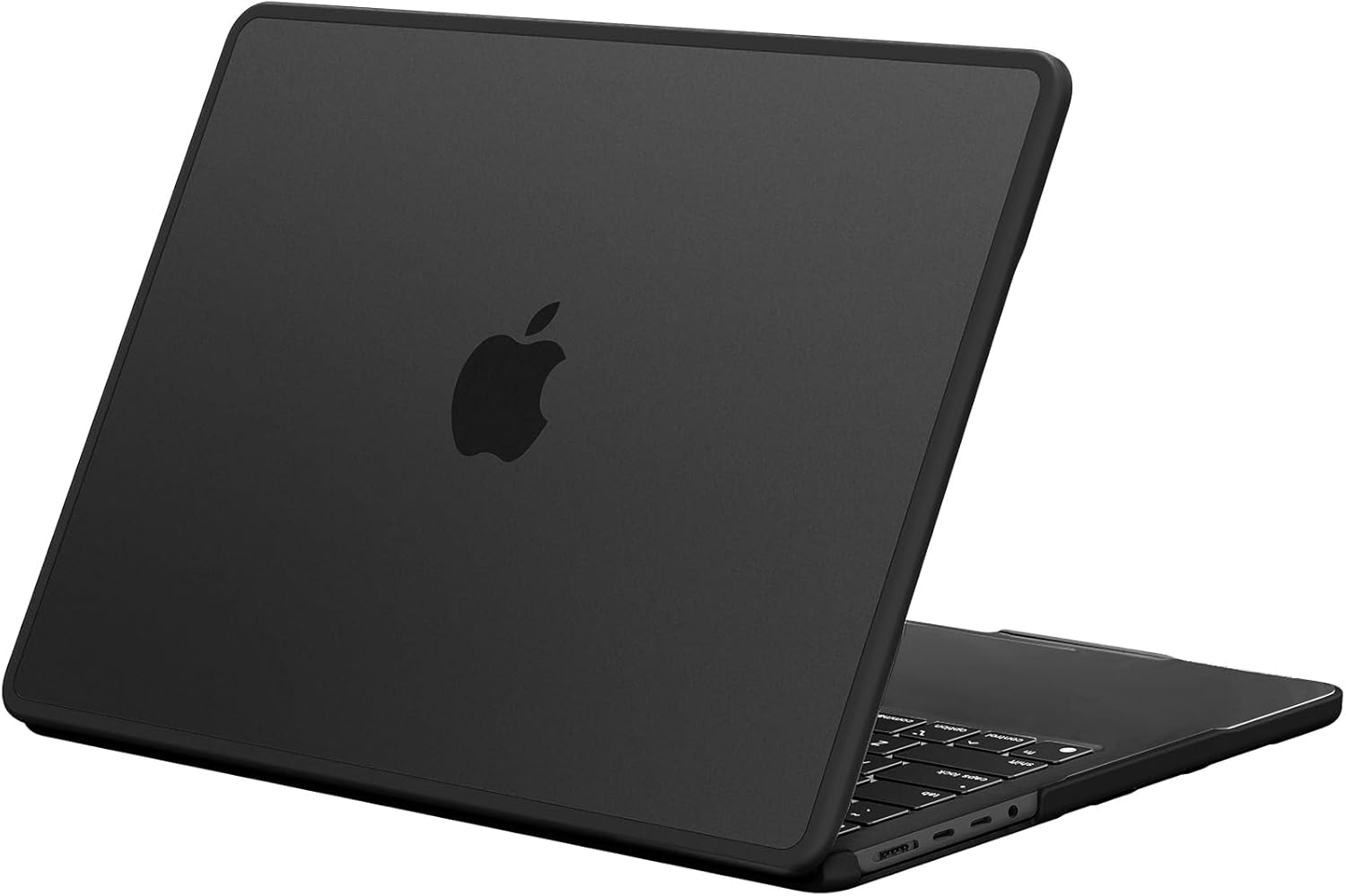 Compatible with MacBook Pro 14 inch 2025 2024-2021 Release M4 M3 M2 M1 Pro/Max Chip, Anti-Cracking Hard Shell Case Anti-Fingerprint Soft TPU Bumper, Frosted Black