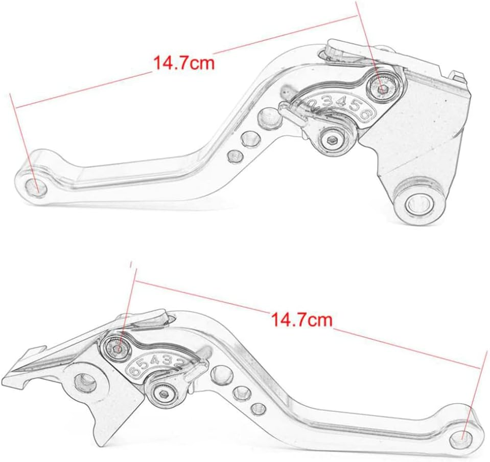 MTCRIGHTER for Suzuki V-Strom 250SX 2023-2024 Short Brake Clutch Lever CNC Al... - Picture 3 of 17