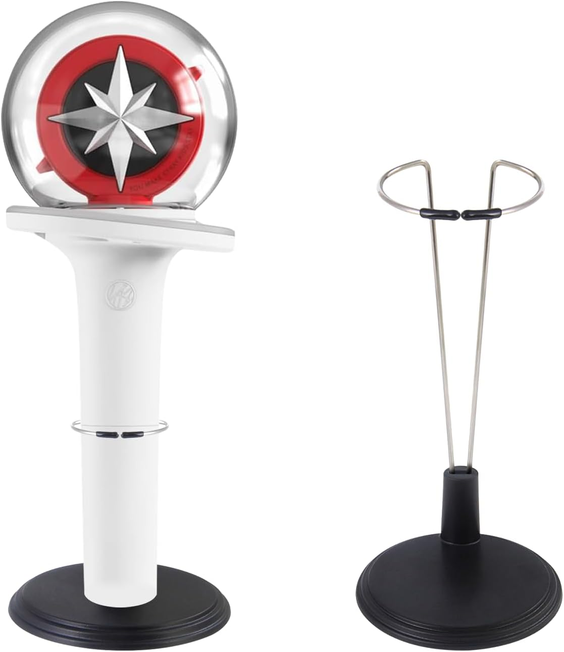 Lightstick Stand 2-Pack Black Holder for K-Pop Lightsticks Compatibility