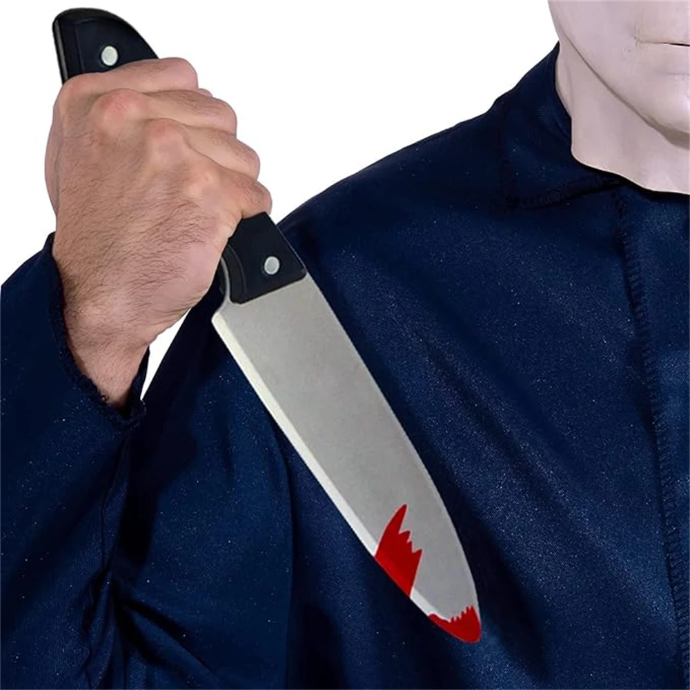 Michael Myers White Latex Mask – Horror Movie Headgear for Halloween, Cosplay & Pranks